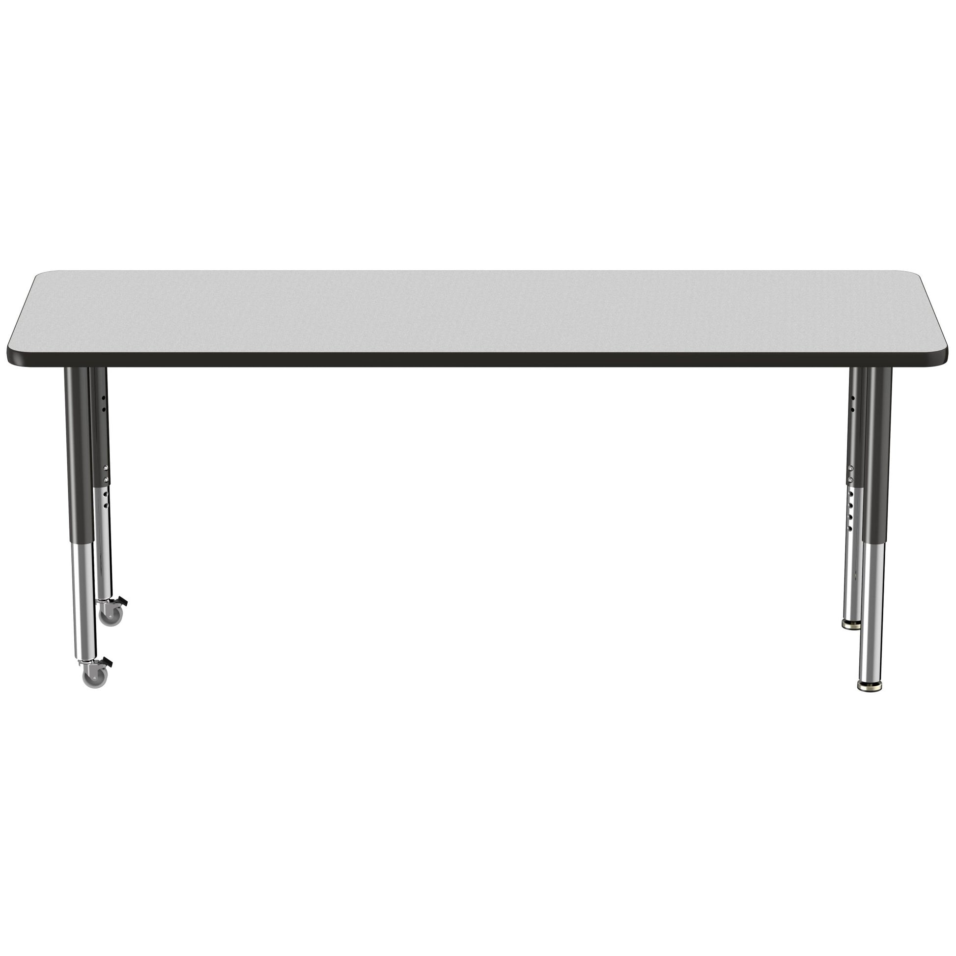FDP 24" x 72" Rectangle T - Molding Activity Table with Adjustable Super Legs (FDP - 10018 - XX) - SchoolOutlet