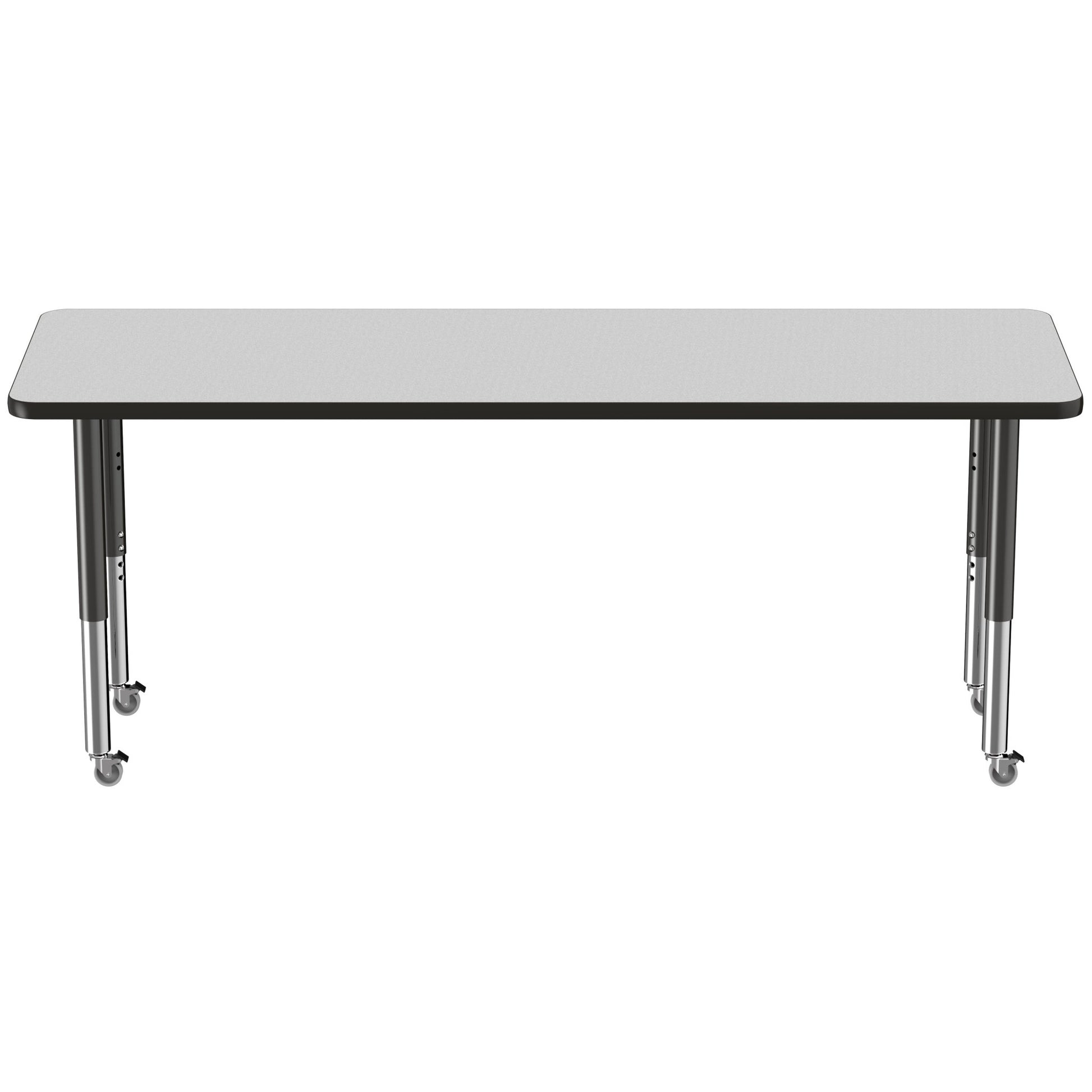 FDP 24" x 72" Rectangle T - Molding Activity Table with Adjustable Super Legs (FDP - 10018 - XX) - SchoolOutlet