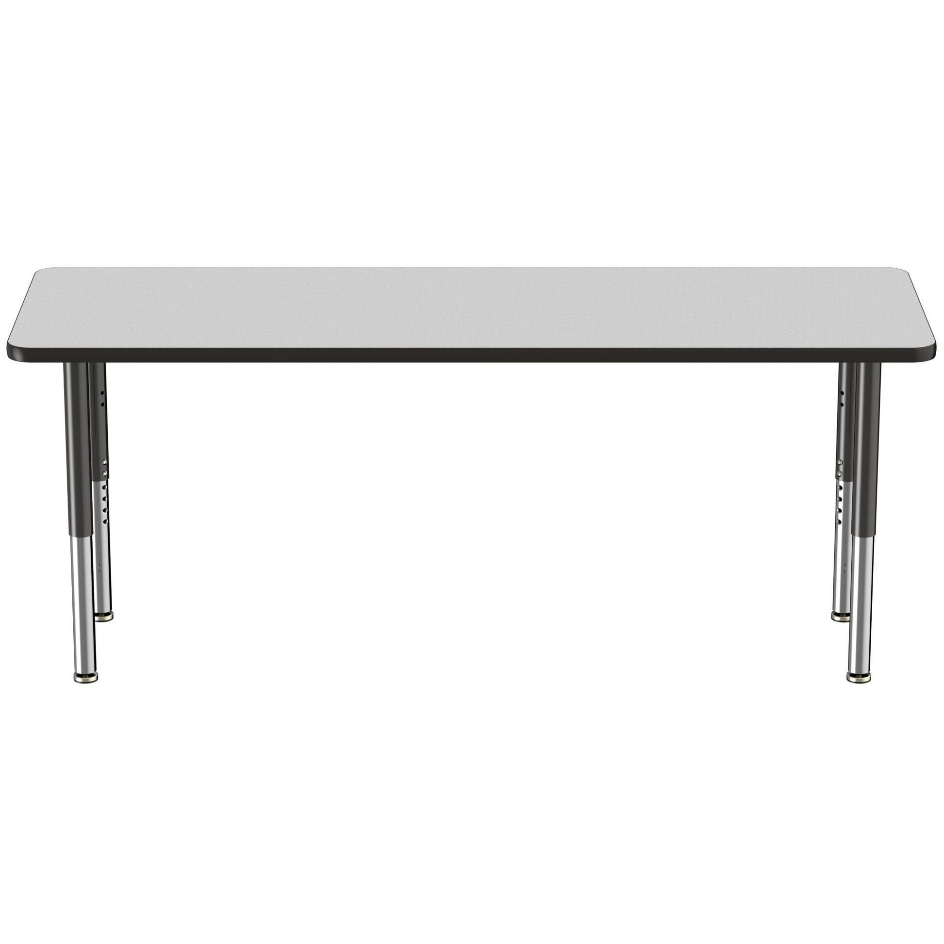 FDP 24" x 72" Rectangle T - Molding Activity Table with Adjustable Super Legs (FDP - 10018 - XX) - SchoolOutlet