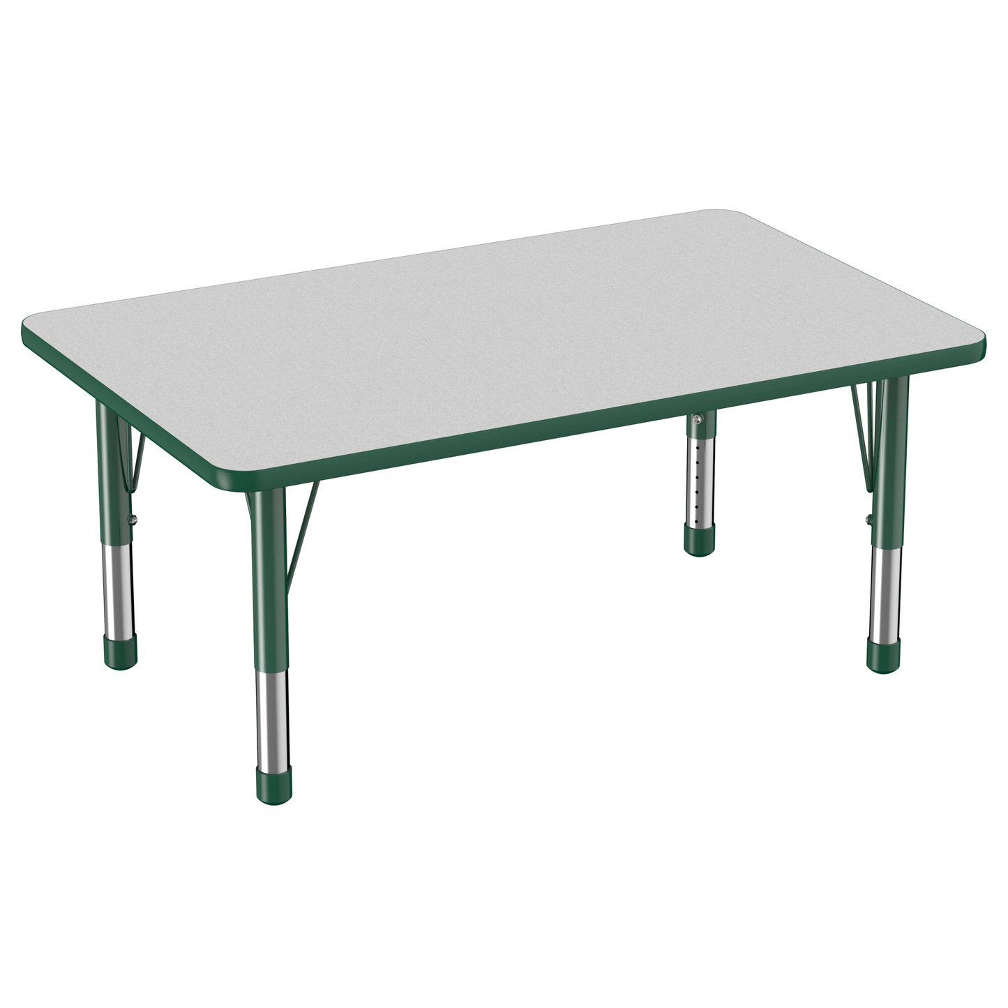 FDP 30" x 48" Rectangle T - Molding Activity Table with Adjustable Chunky Legs (FDP - 10021 - XX) - SchoolOutlet
