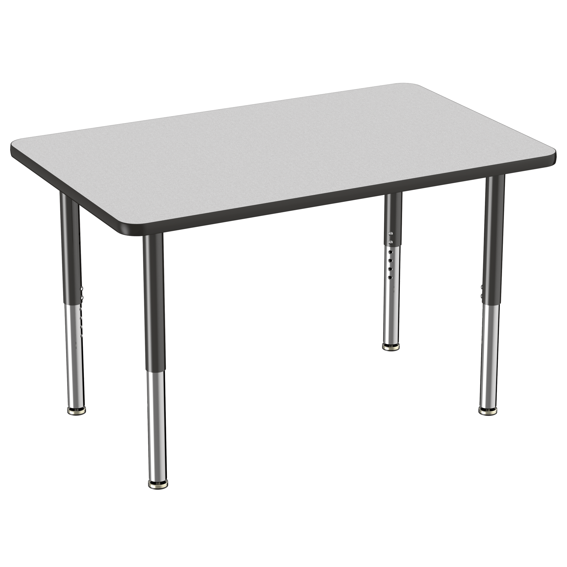 FDP 30" x 48" Rectangle T - Molding Activity Table with Adjustable Super Legs (FDP - 10022 - XX) - SchoolOutlet