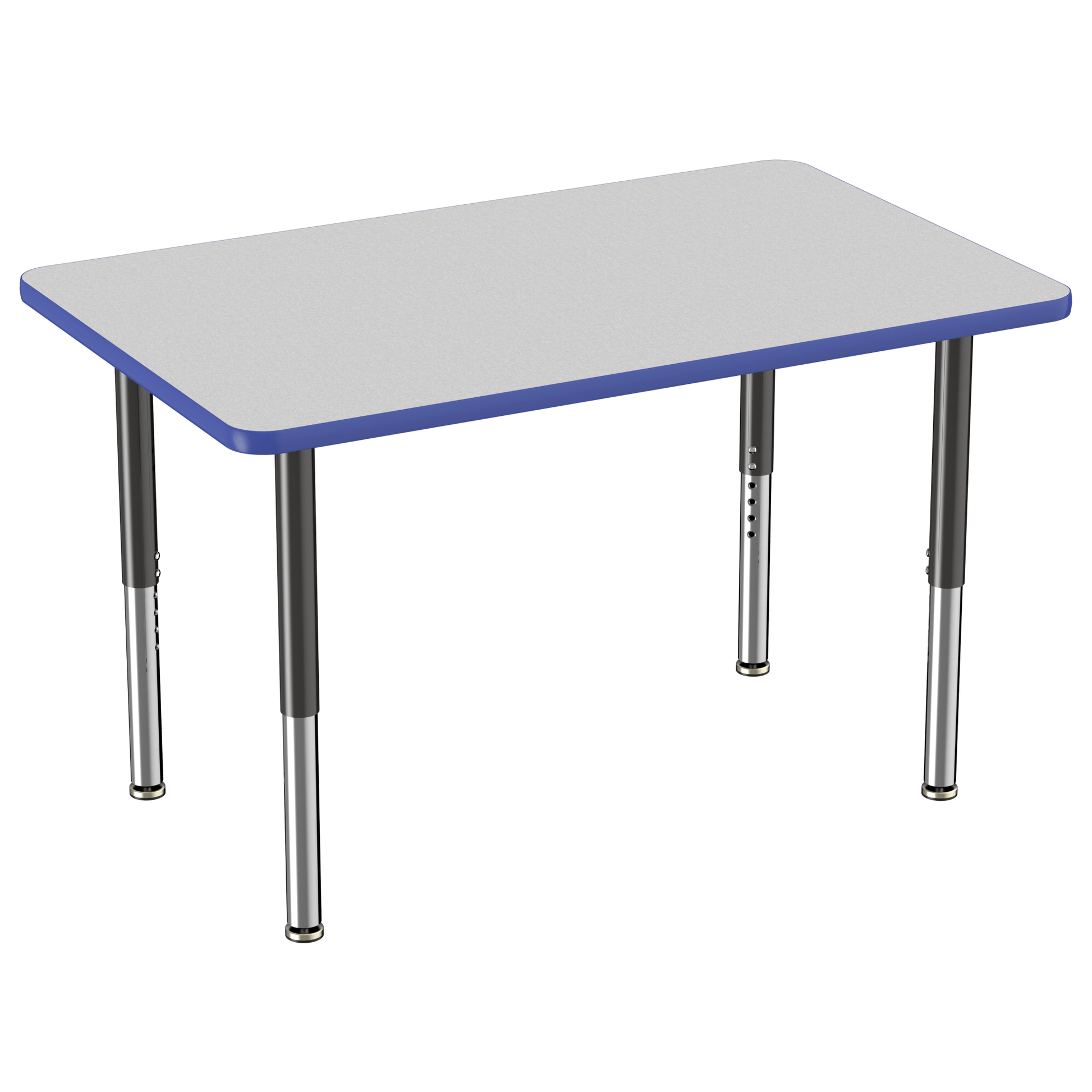 FDP 30" x 48" Rectangle T - Molding Activity Table with Adjustable Super Legs (FDP - 10022 - XX) - SchoolOutlet
