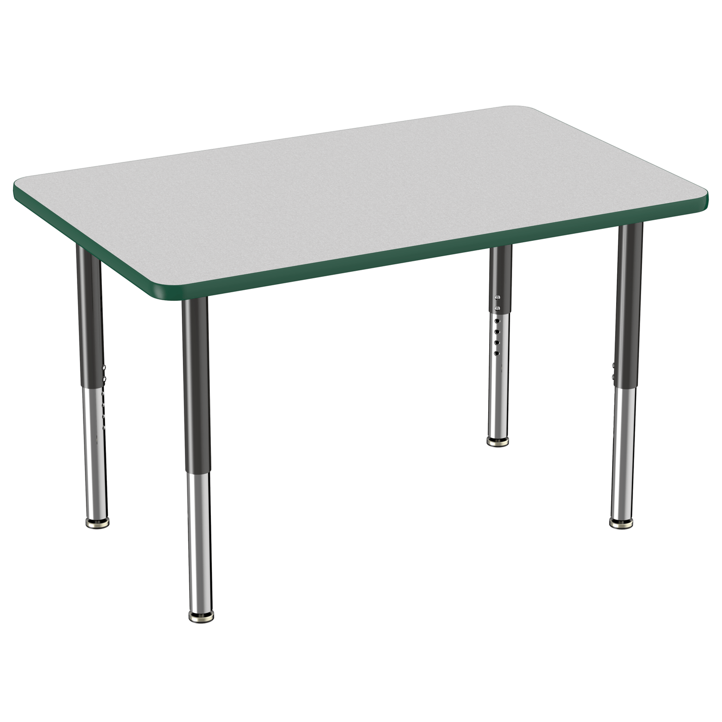 FDP 30" x 48" Rectangle T - Molding Activity Table with Adjustable Super Legs (FDP - 10022 - XX) - SchoolOutlet
