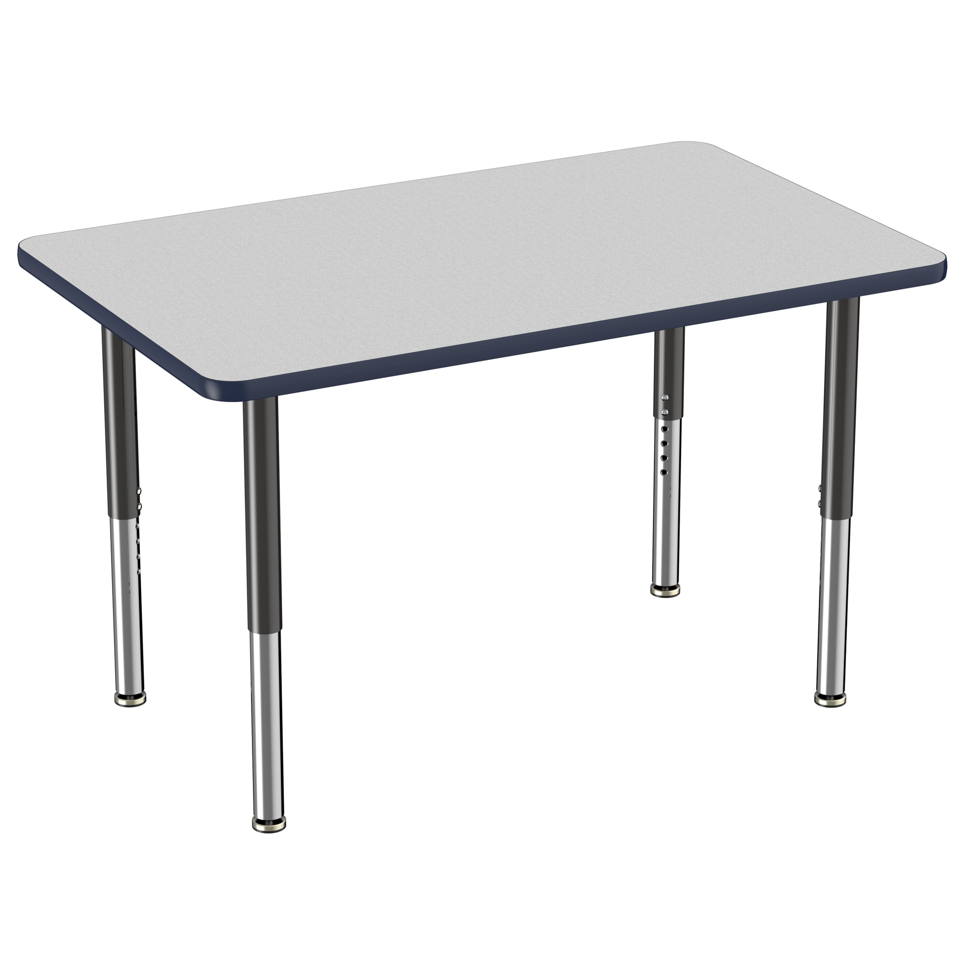 FDP 30" x 48" Rectangle T - Molding Activity Table with Adjustable Super Legs (FDP - 10022 - XX) - SchoolOutlet