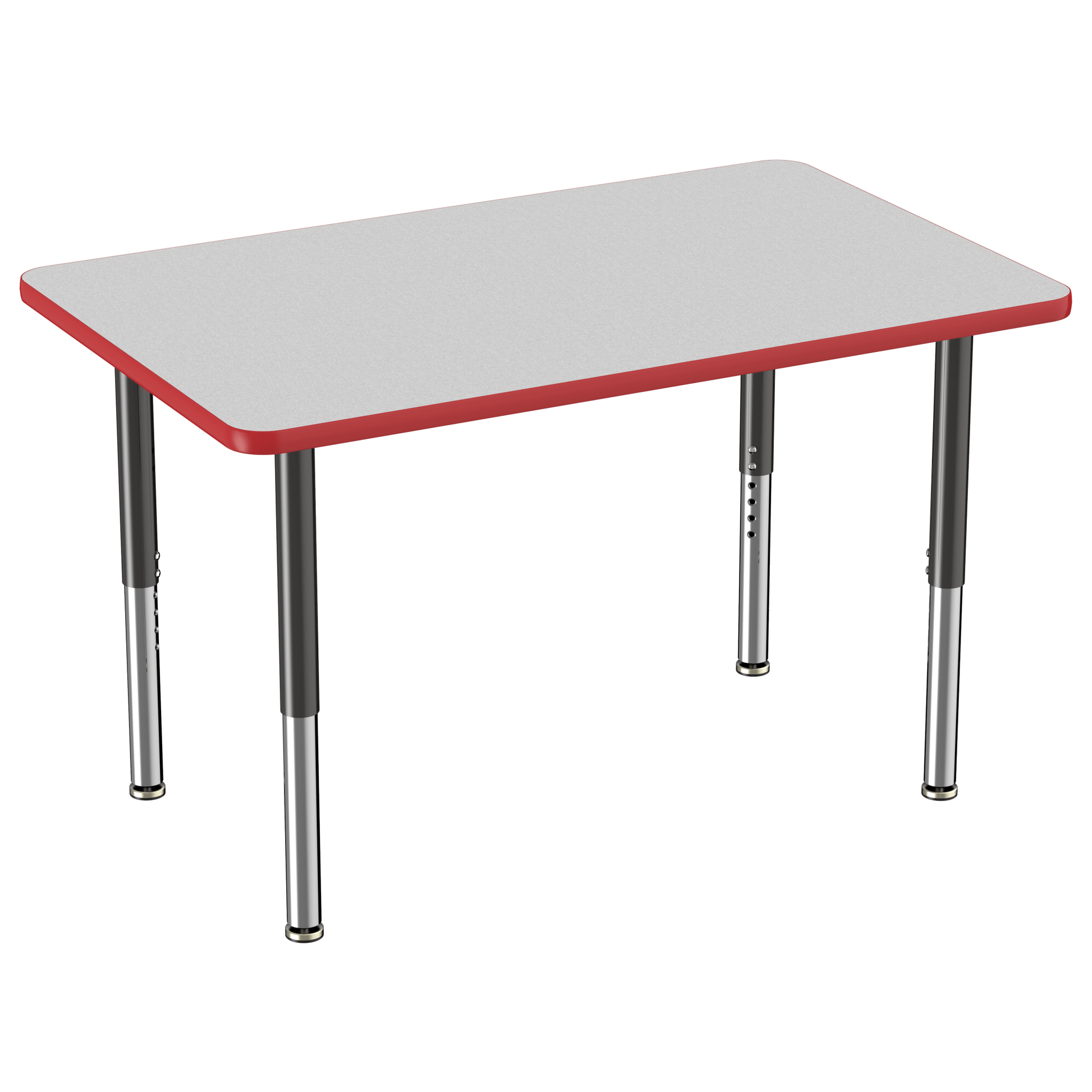 FDP 30" x 48" Rectangle T - Molding Activity Table with Adjustable Super Legs (FDP - 10022 - XX) - SchoolOutlet