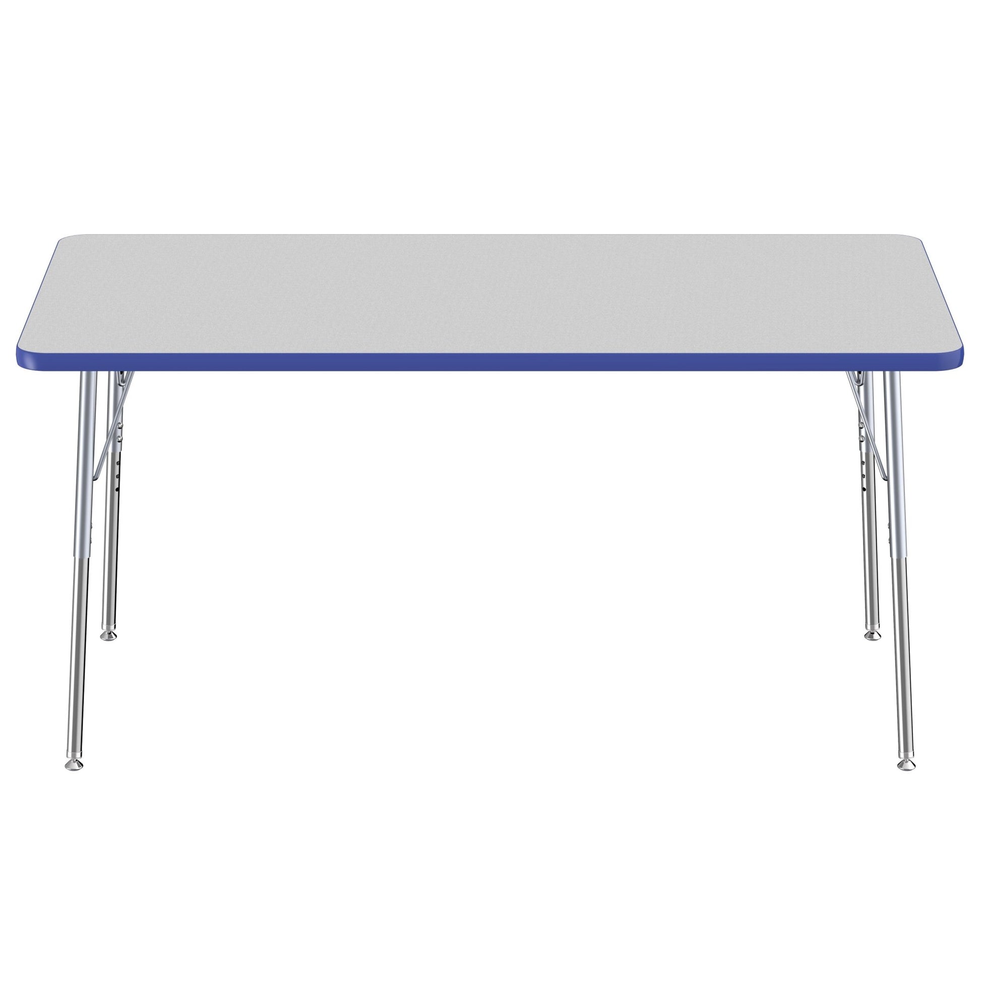 FDP 30" x 60" Rectangle T - Molding Activity Table with Adjustable Standard Swivel Glide Legs (FDP - 10023 - XX) - SchoolOutlet