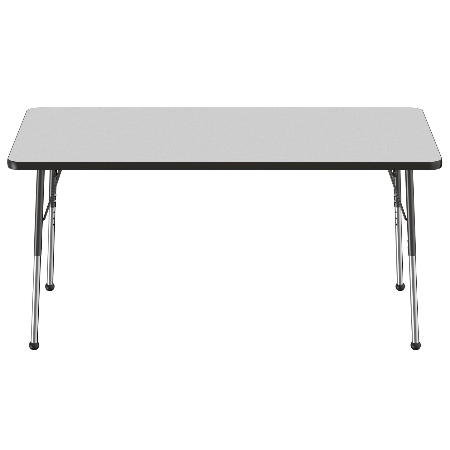 FDP 30" x 60" Rectangle T - Molding Activity Table with Adjustable Standard Ball Glide Legs (FDP - 10024 - XX) - SchoolOutlet
