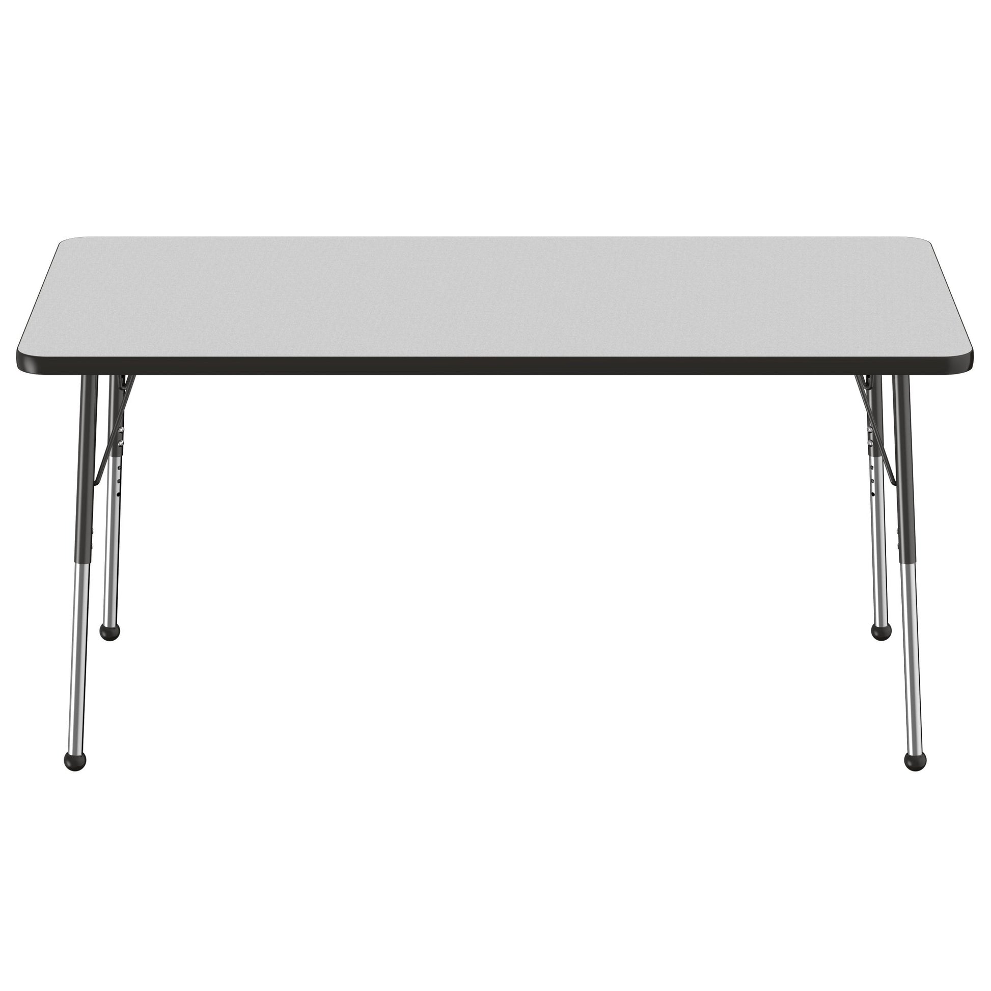 FDP 30" x 60" Rectangle T - Molding Activity Table with Adjustable Standard Ball Glide Legs (FDP - 10024 - XX) - SchoolOutlet