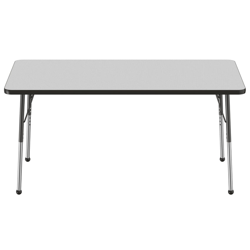 FDP 30" x 60" Rectangle T - Molding Activity Table with Adjustable Standard Ball Glide Legs (FDP - 10024 - XX) - SchoolOutlet