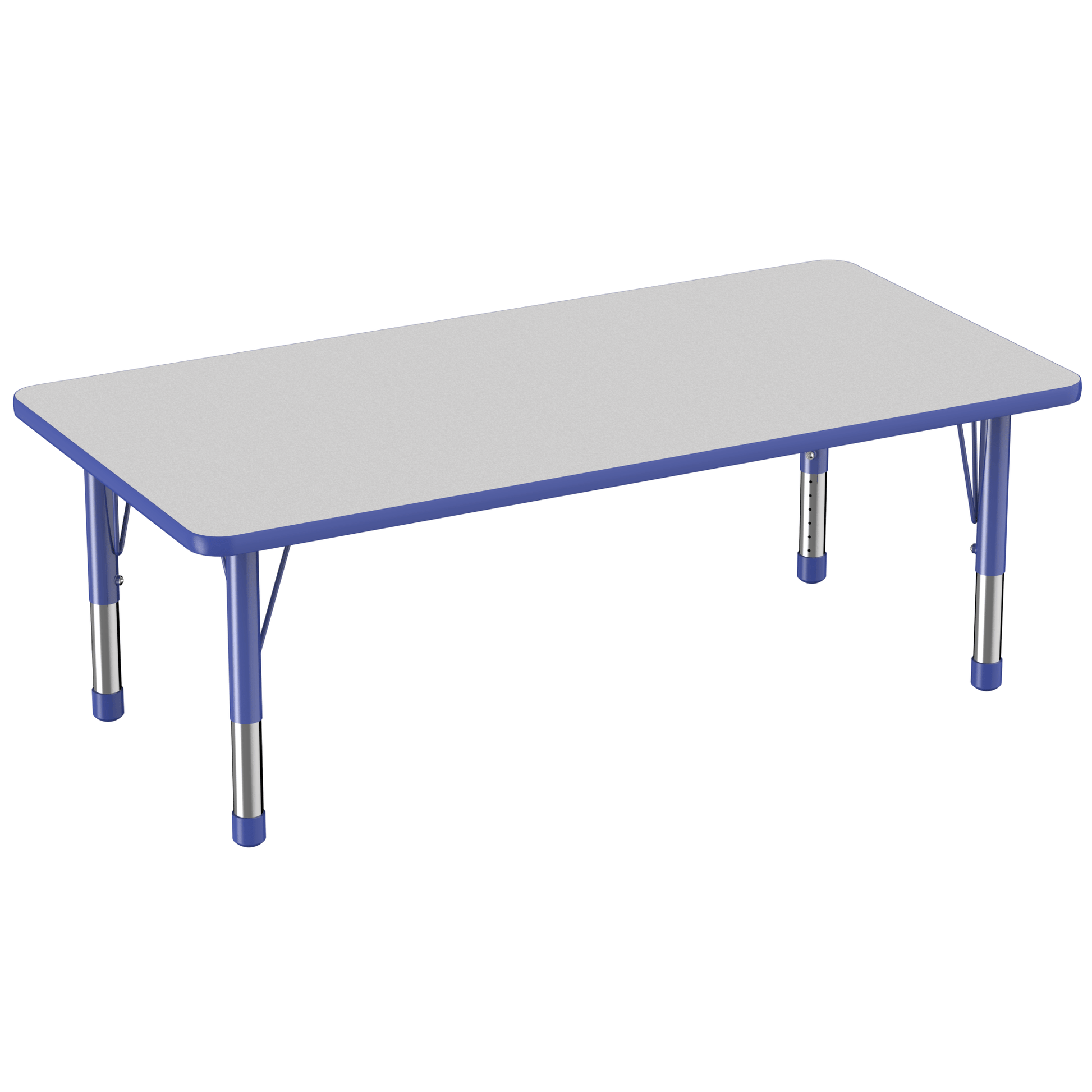 FDP 30" x 60" Rectangle T - Molding Activity Table with Adjustable Chunky Legs (FDP - 10025 - XX) - SchoolOutlet