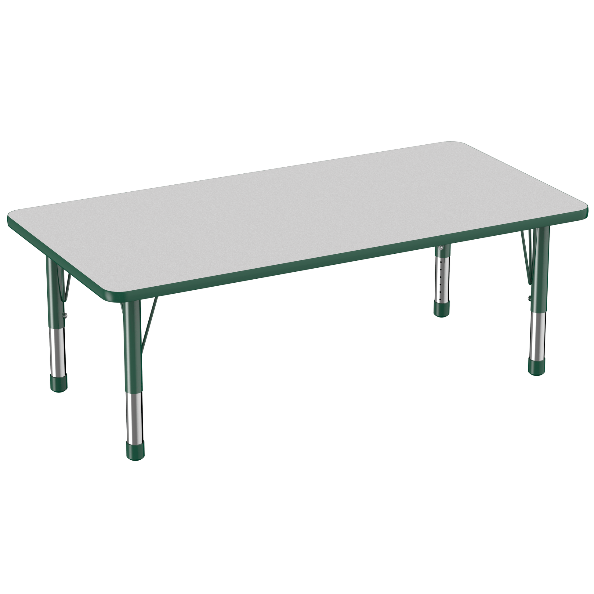 FDP 30" x 60" Rectangle T - Molding Activity Table with Adjustable Chunky Legs (FDP - 10025 - XX) - SchoolOutlet