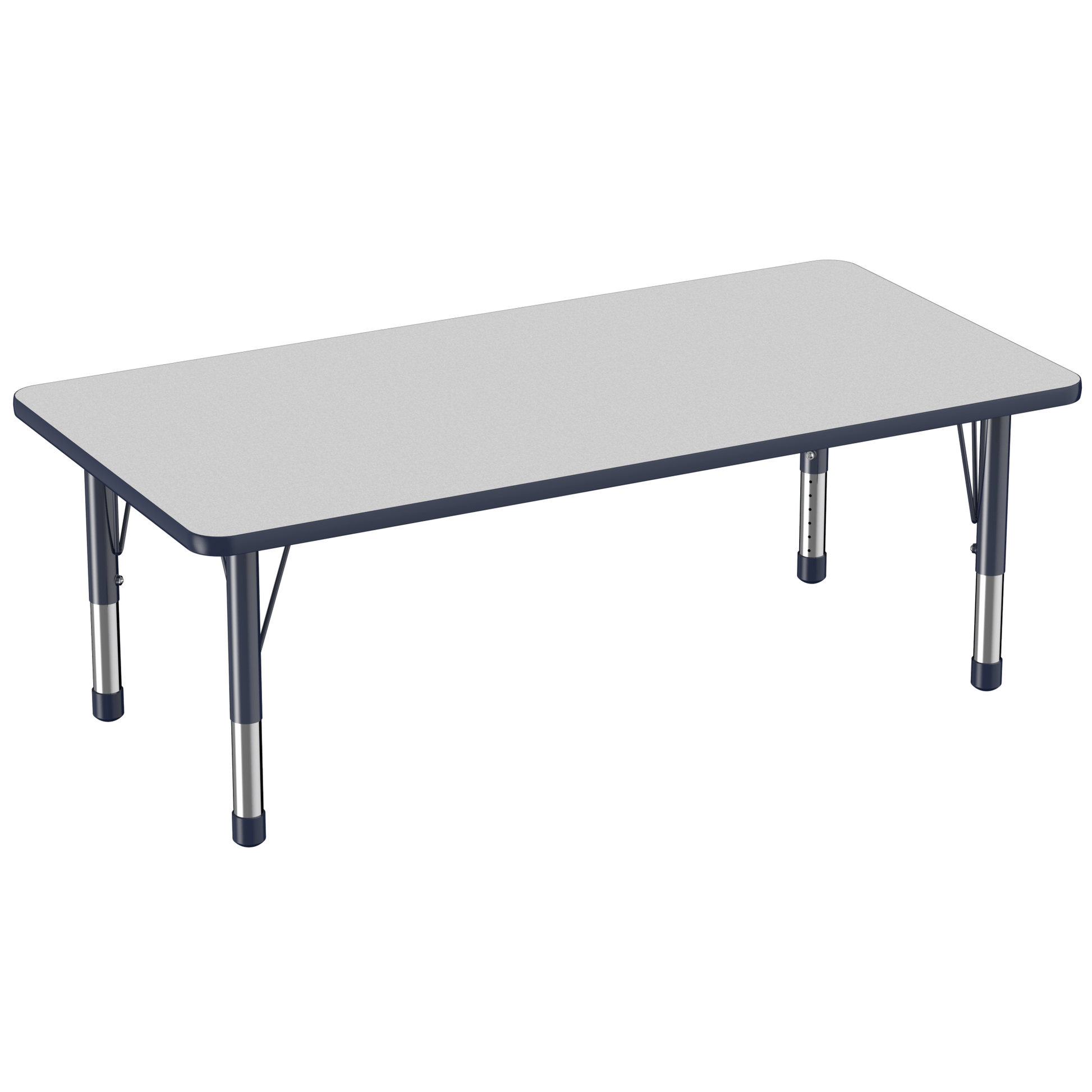 FDP 30" x 60" Rectangle T - Molding Activity Table with Adjustable Chunky Legs (FDP - 10025 - XX) - SchoolOutlet