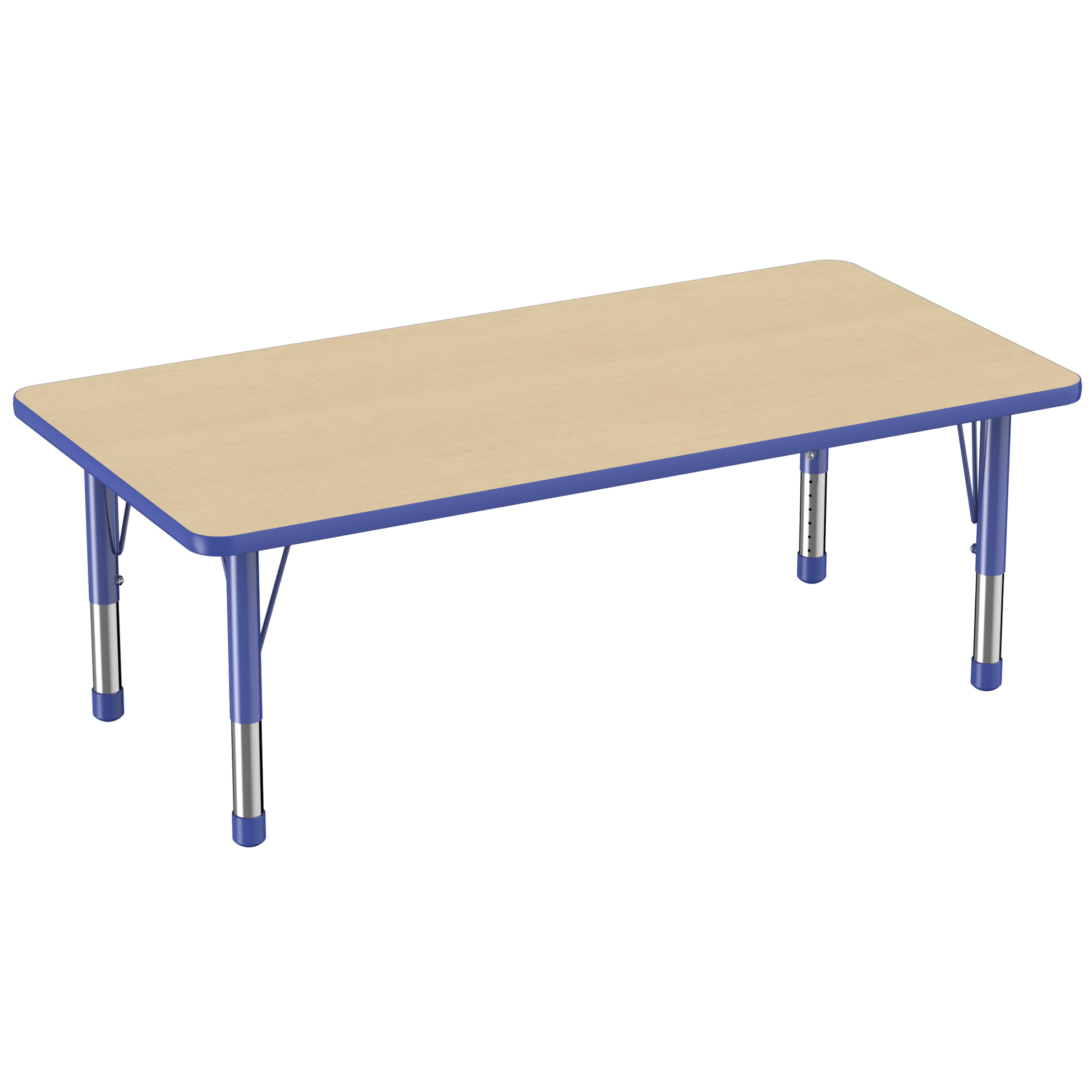 FDP 30" x 60" Rectangle T - Molding Activity Table with Adjustable Chunky Legs (FDP - 10025 - XX) - SchoolOutlet