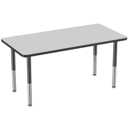 FDP 30" x 60" Rectangle T-Molding Activity Table with Adjustable Super Legs (FDP-10026-XX)