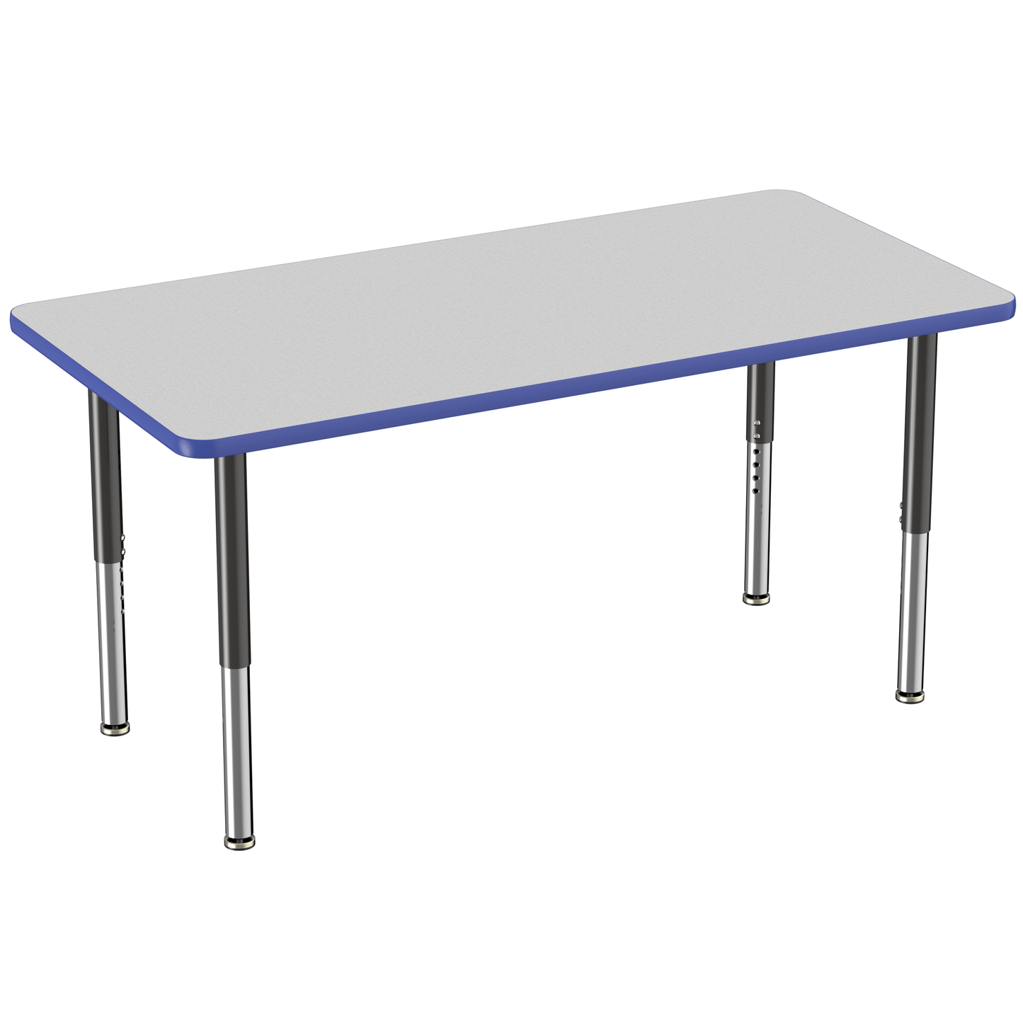 FDP 30" x 60" Rectangle T - Molding Activity Table with Adjustable Super Legs (FDP - 10026 - XX) - SchoolOutlet