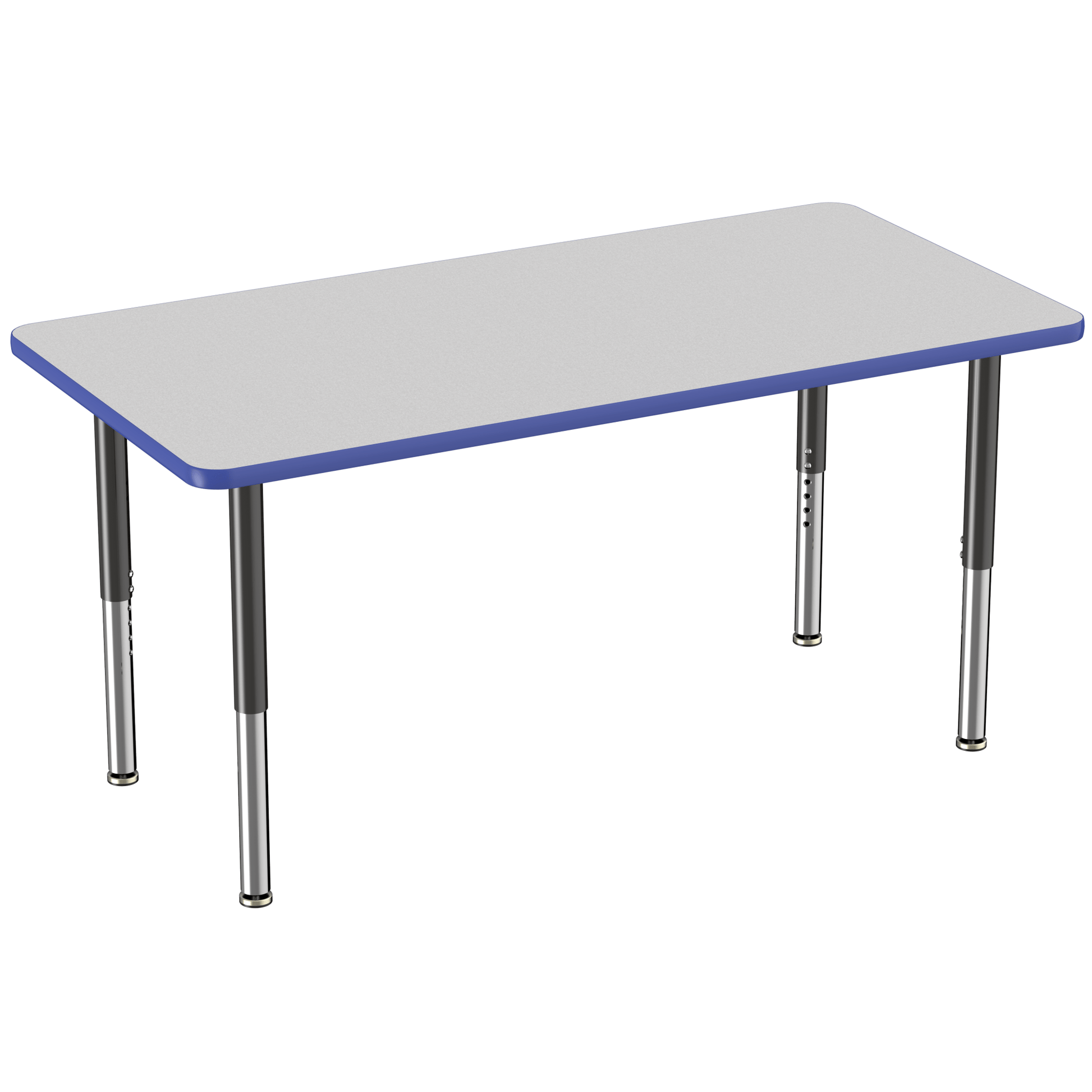 FDP 30" x 60" Rectangle T - Molding Activity Table with Adjustable Super Legs (FDP - 10026 - XX) - SchoolOutlet