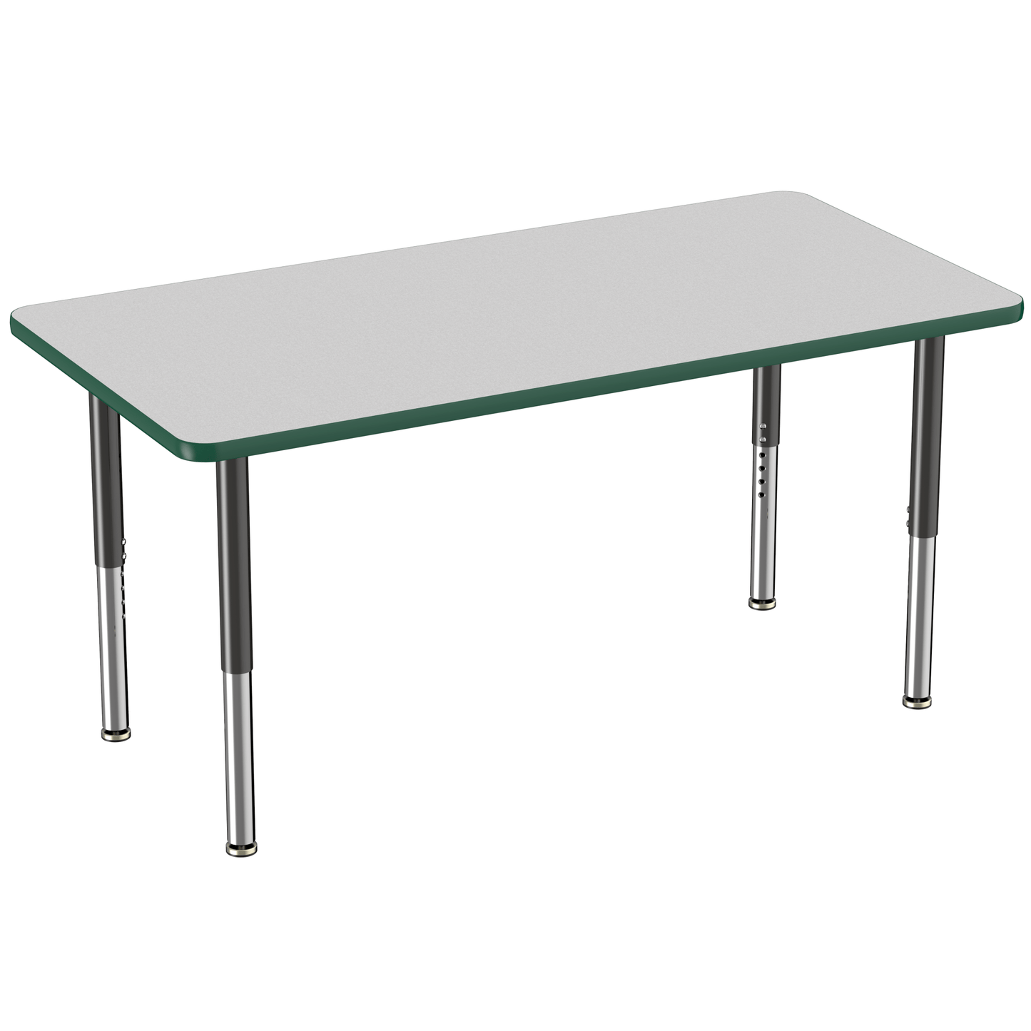 FDP 30" x 60" Rectangle T - Molding Activity Table with Adjustable Super Legs (FDP - 10026 - XX) - SchoolOutlet