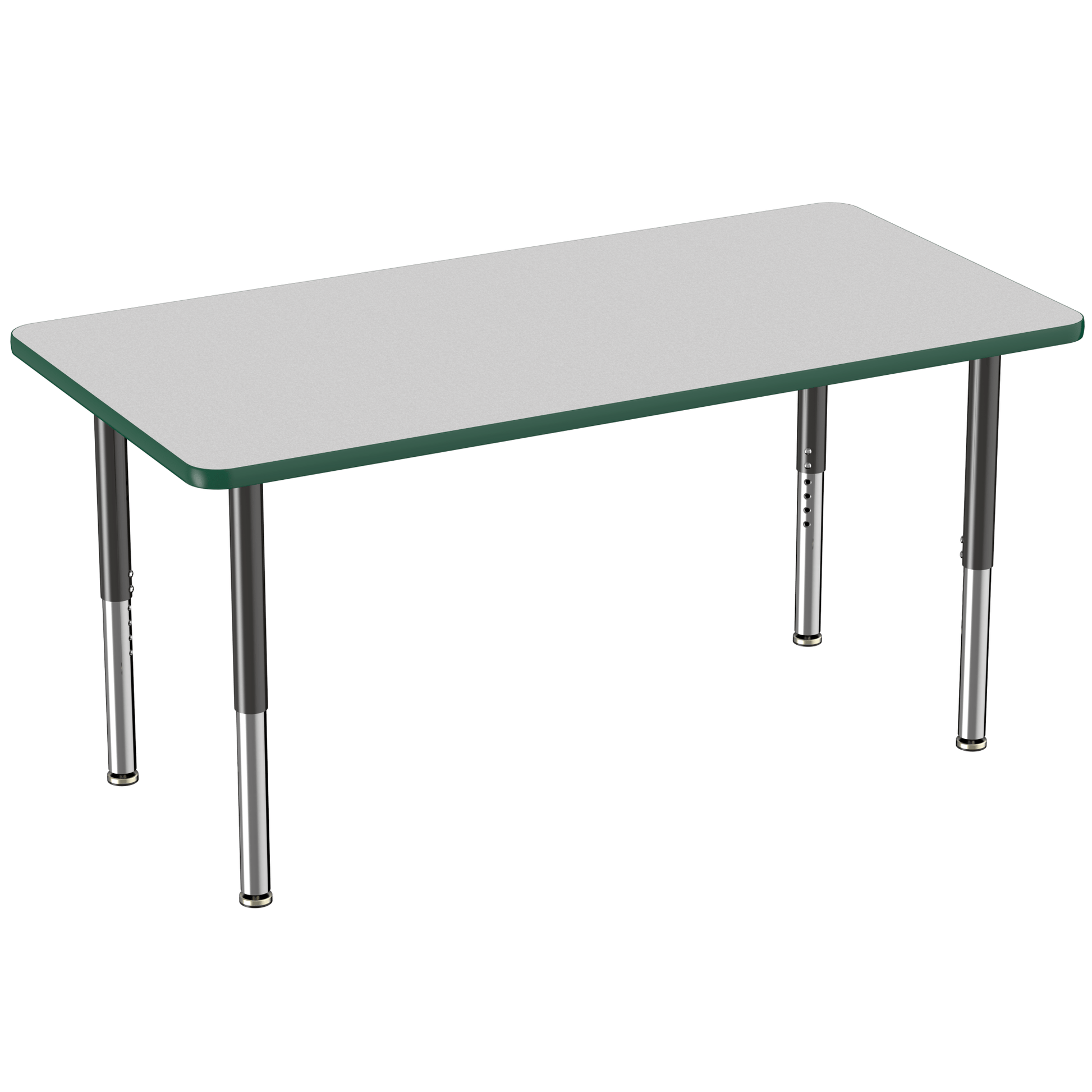 FDP 30" x 60" Rectangle T - Molding Activity Table with Adjustable Super Legs (FDP - 10026 - XX) - SchoolOutlet