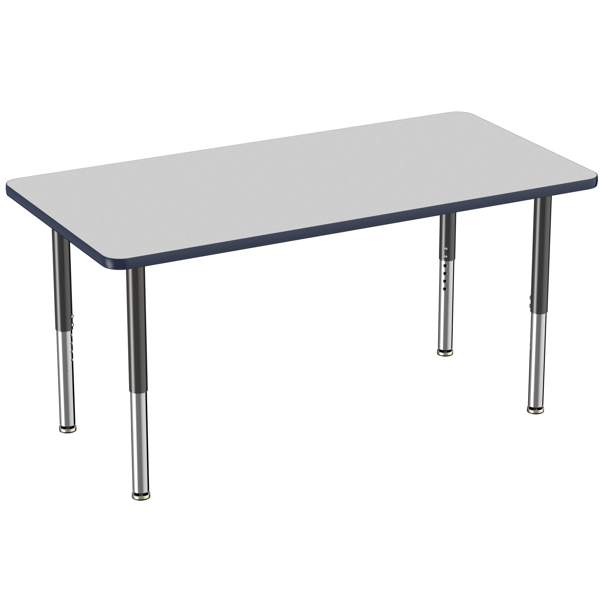 FDP 30" x 60" Rectangle T - Molding Activity Table with Adjustable Super Legs (FDP - 10026 - XX) - SchoolOutlet