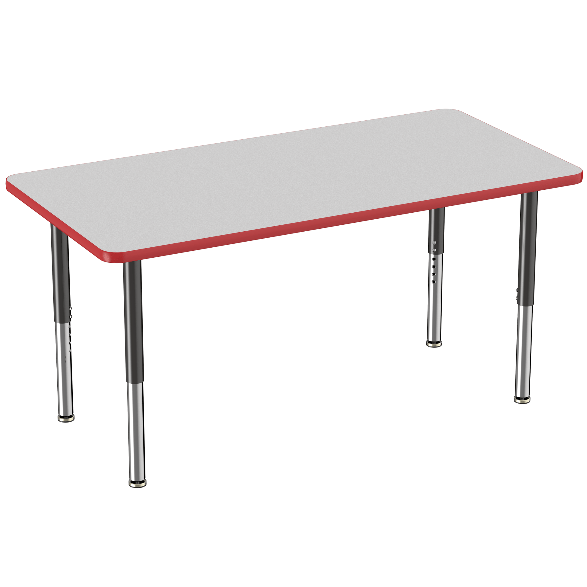 FDP 30" x 60" Rectangle T - Molding Activity Table with Adjustable Super Legs (FDP - 10026 - XX) - SchoolOutlet