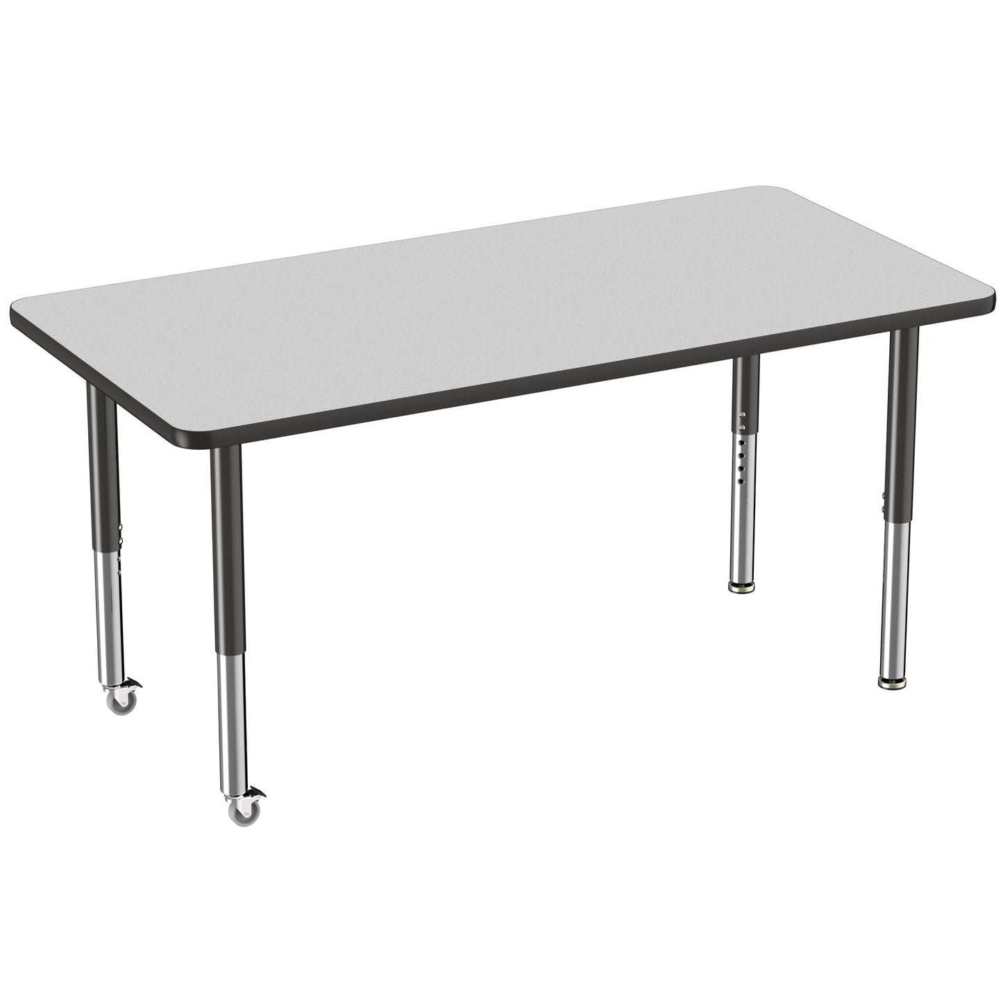 FDP 30" x 60" Rectangle T - Molding Activity Table with Adjustable Super Legs (FDP - 10026 - XX) - SchoolOutlet