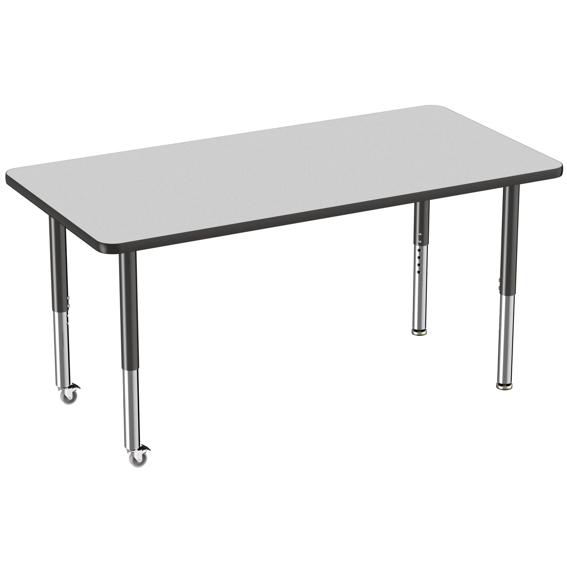 FDP 30" x 60" Rectangle T - Molding Activity Table with Adjustable Super Legs (FDP - 10026 - XX) - SchoolOutlet