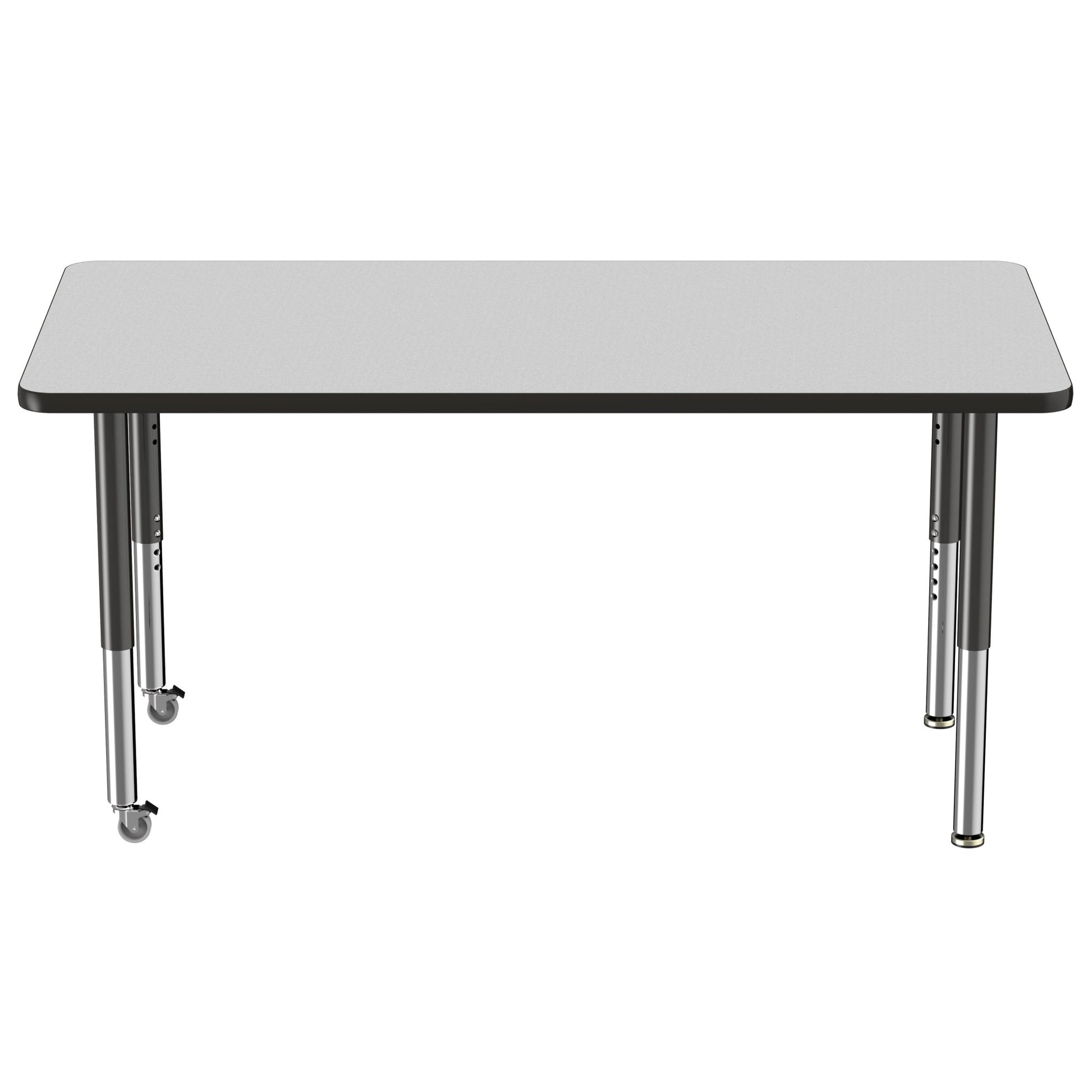 FDP 30" x 60" Rectangle T - Molding Activity Table with Adjustable Super Legs (FDP - 10026 - XX) - SchoolOutlet