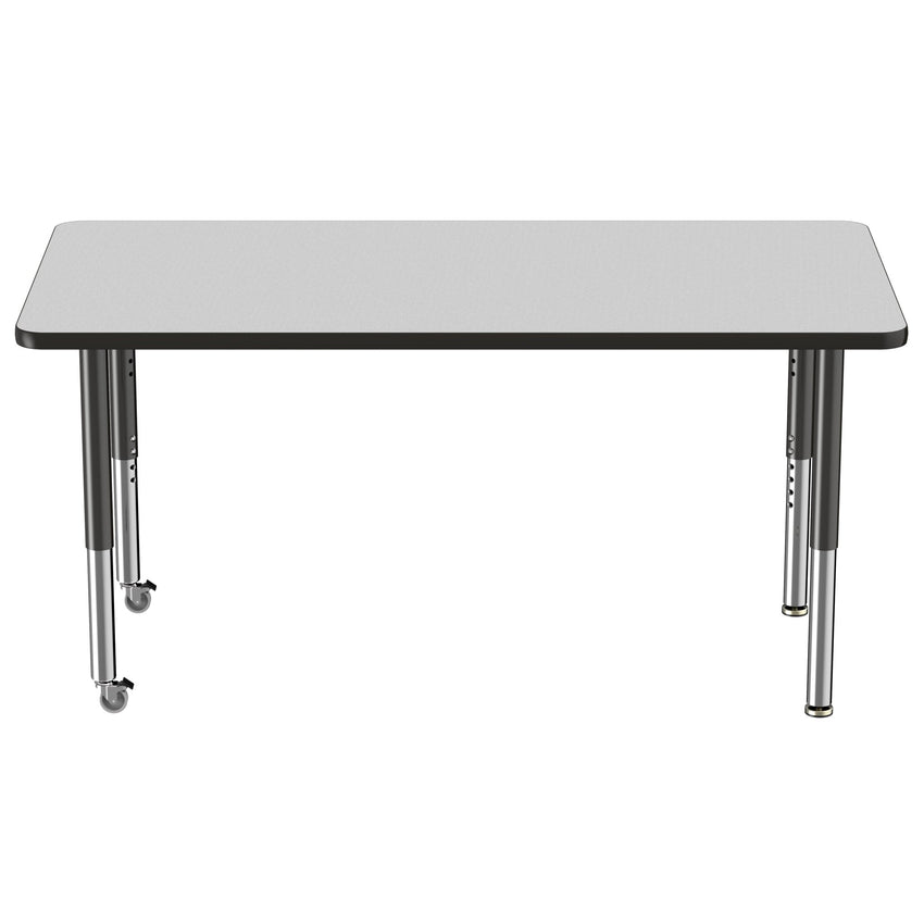FDP 30" x 60" Rectangle T - Molding Activity Table with Adjustable Super Legs (FDP - 10026 - XX) - SchoolOutlet