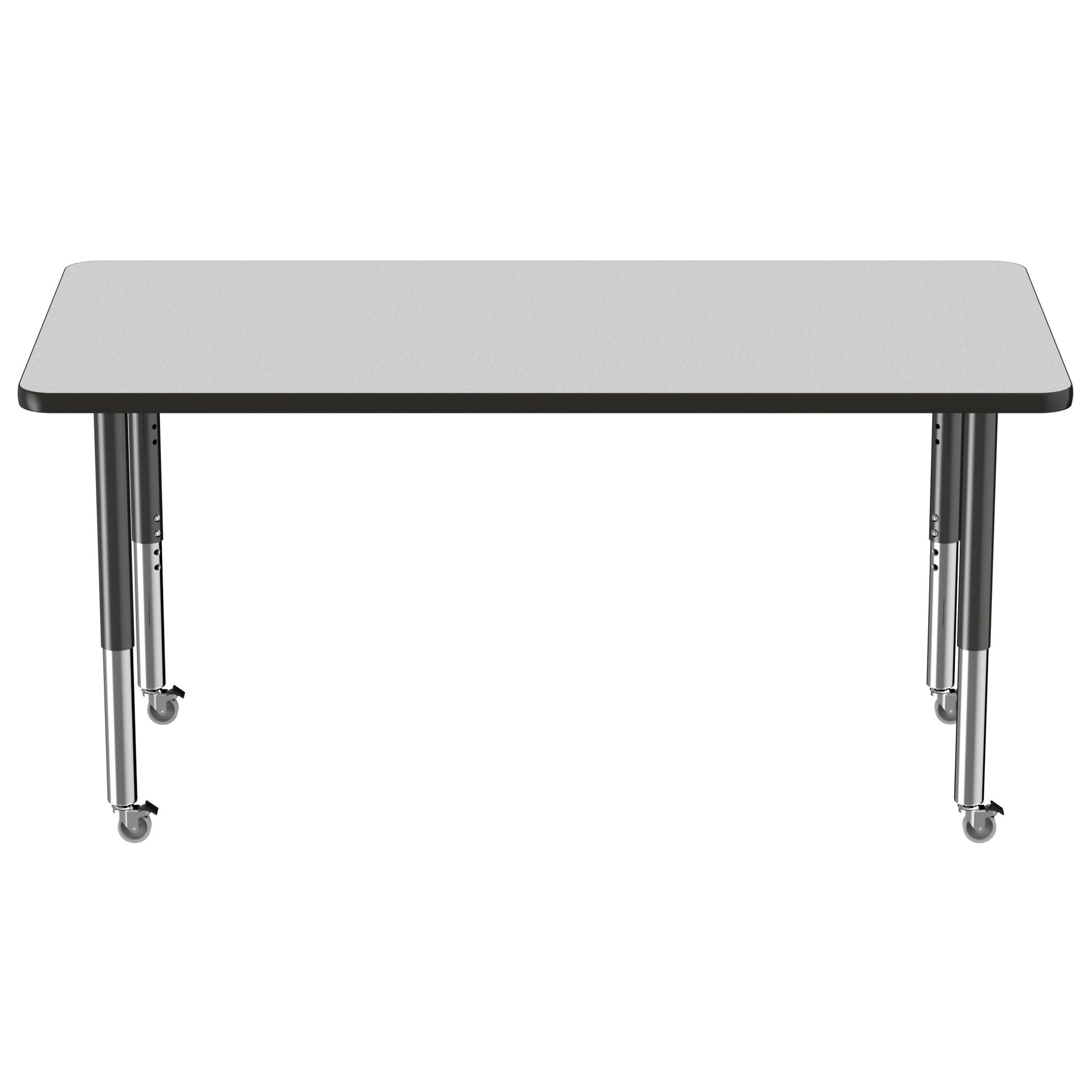 FDP 30" x 60" Rectangle T - Molding Activity Table with Adjustable Super Legs (FDP - 10026 - XX) - SchoolOutlet