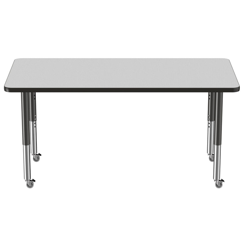 FDP 30" x 60" Rectangle T - Molding Activity Table with Adjustable Super Legs (FDP - 10026 - XX) - SchoolOutlet