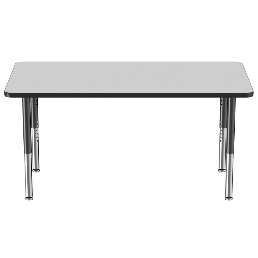 FDP 30" x 60" Rectangle T - Molding Activity Table with Adjustable Super Legs (FDP - 10026 - XX) - SchoolOutlet