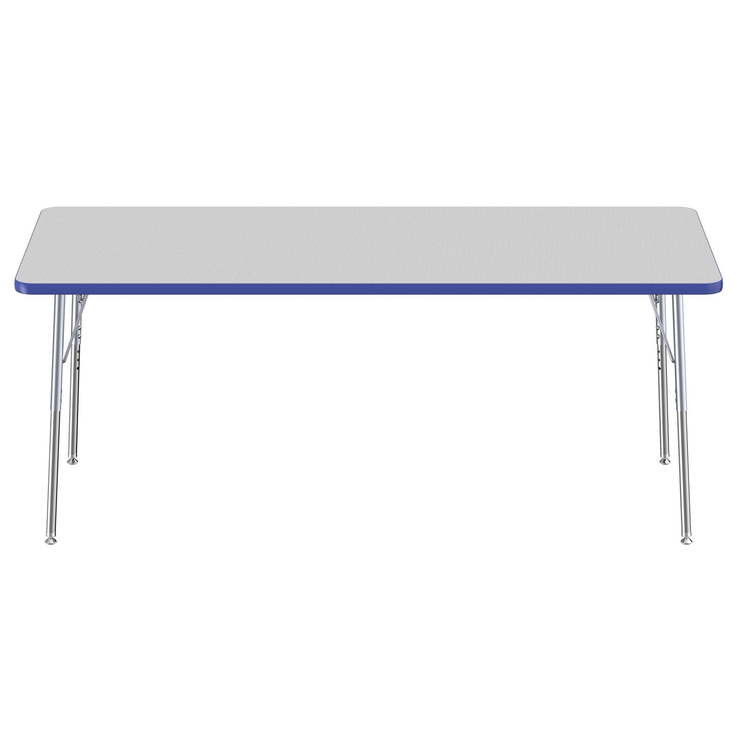 FDP 30" x 72" Rectangle T - Molding Activity Table with Adjustable Standard Swivel Glide Legs (FDP - 10027 - XX) - SchoolOutlet