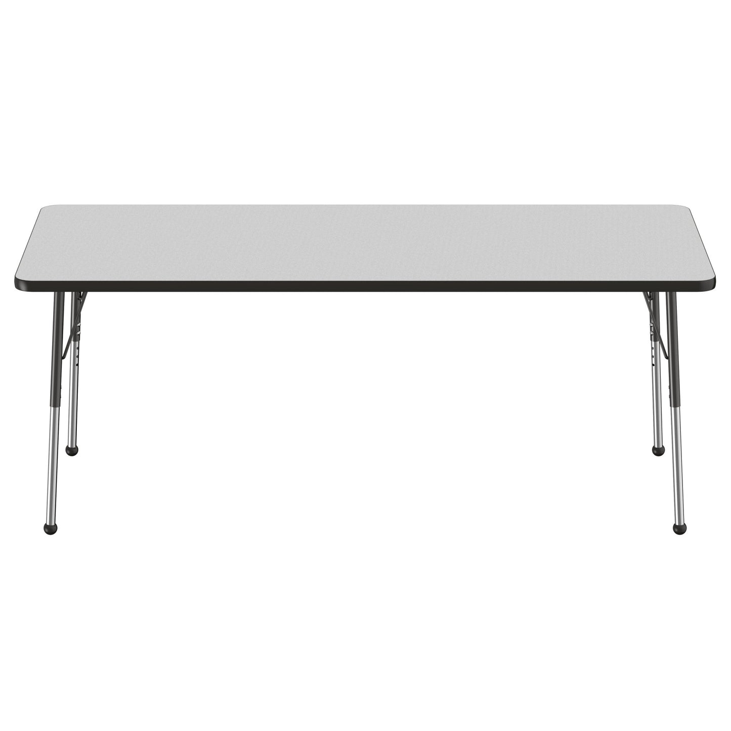 FDP 30" x 72" Rectangle T - Molding Activity Table with Adjustable Standard Ball Glide Legs (FDP - 10028 - XX) - SchoolOutlet