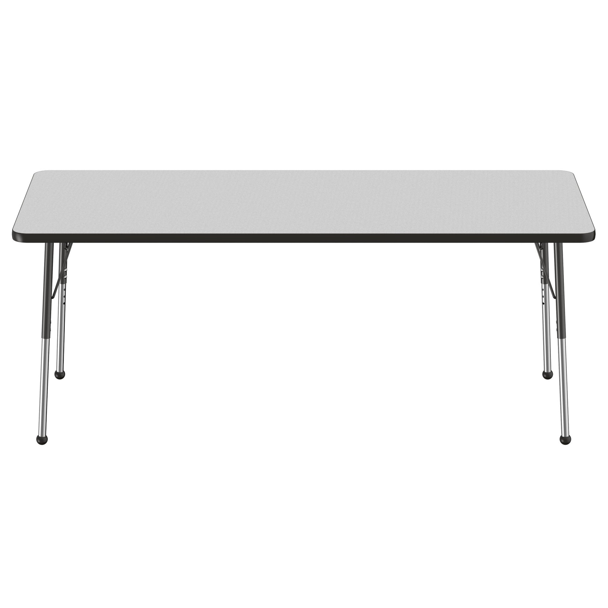 FDP 30" x 72" Rectangle T - Molding Activity Table with Adjustable Standard Ball Glide Legs (FDP - 10028 - XX) - SchoolOutlet