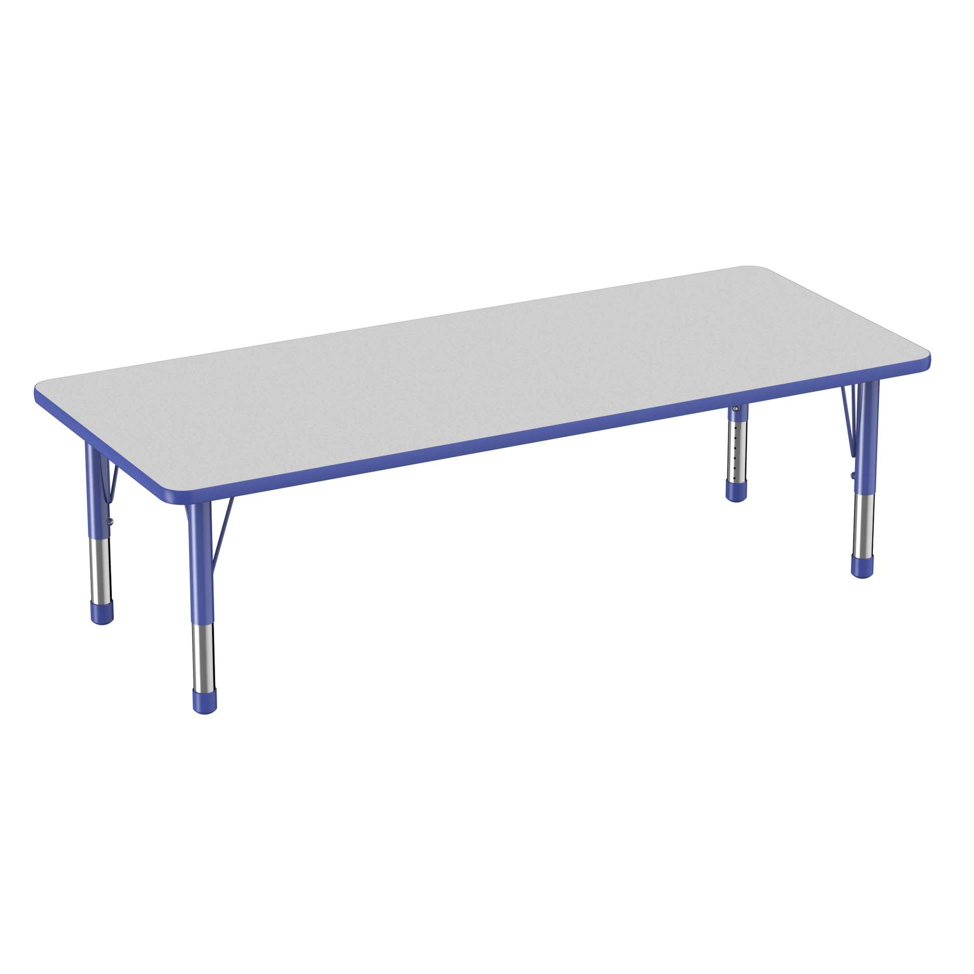 FDP 30" x 72" Rectangle T - Molding Activity Table with Adjustable Chunky Legs (FDP - 10029 - XX) - SchoolOutlet