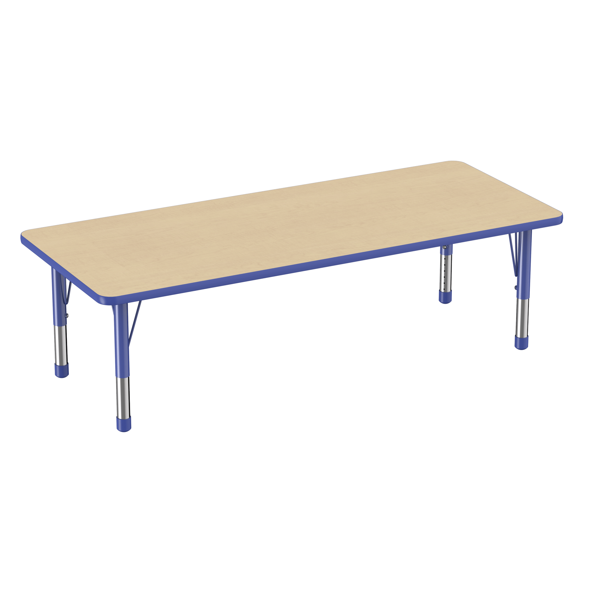 FDP 30" x 72" Rectangle T - Molding Activity Table with Adjustable Chunky Legs (FDP - 10029 - XX) - SchoolOutlet