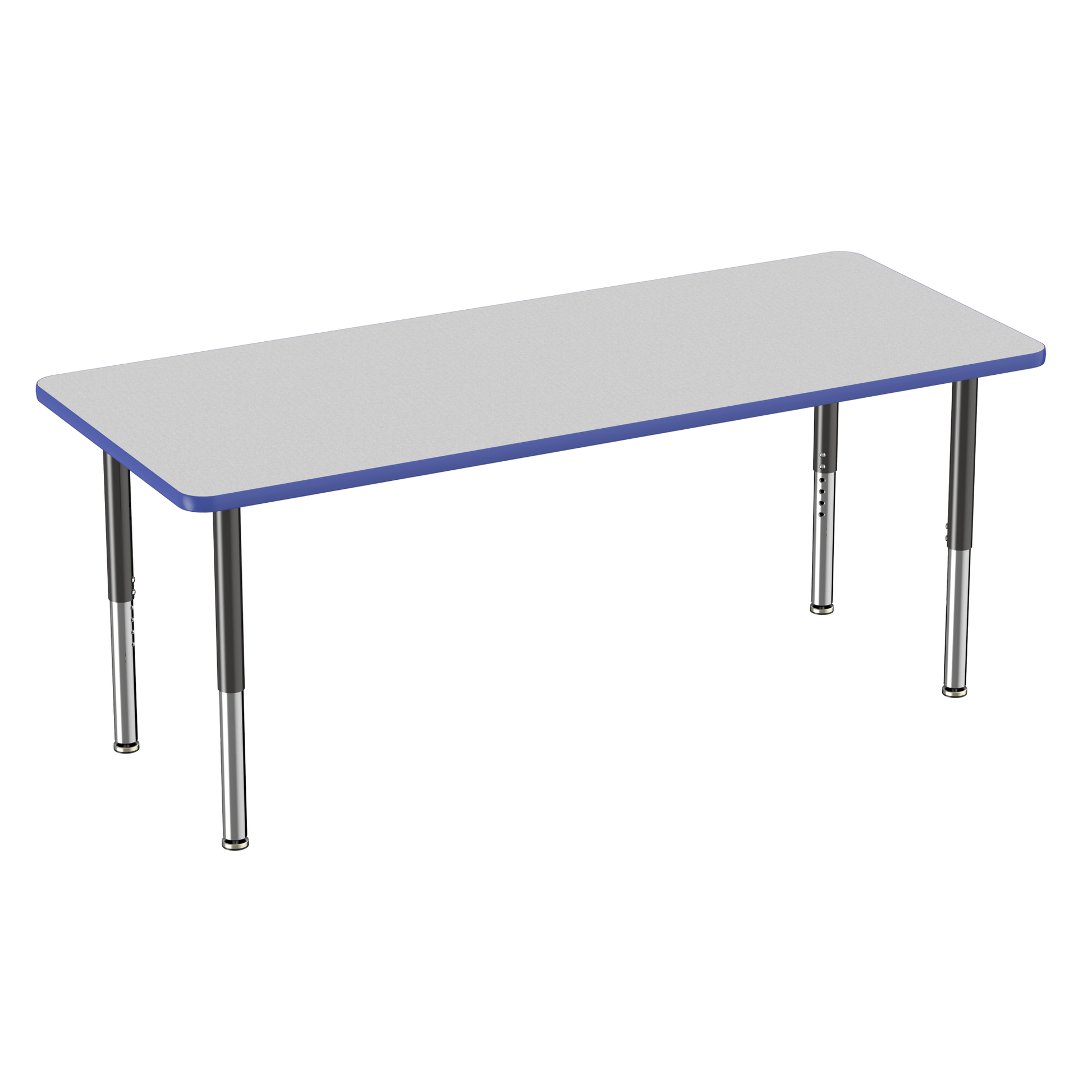 FDP 30" x 72" Rectangle T - Molding Activity Table with Adjustable Super Legs (FDP - 10030 - XX) - SchoolOutlet