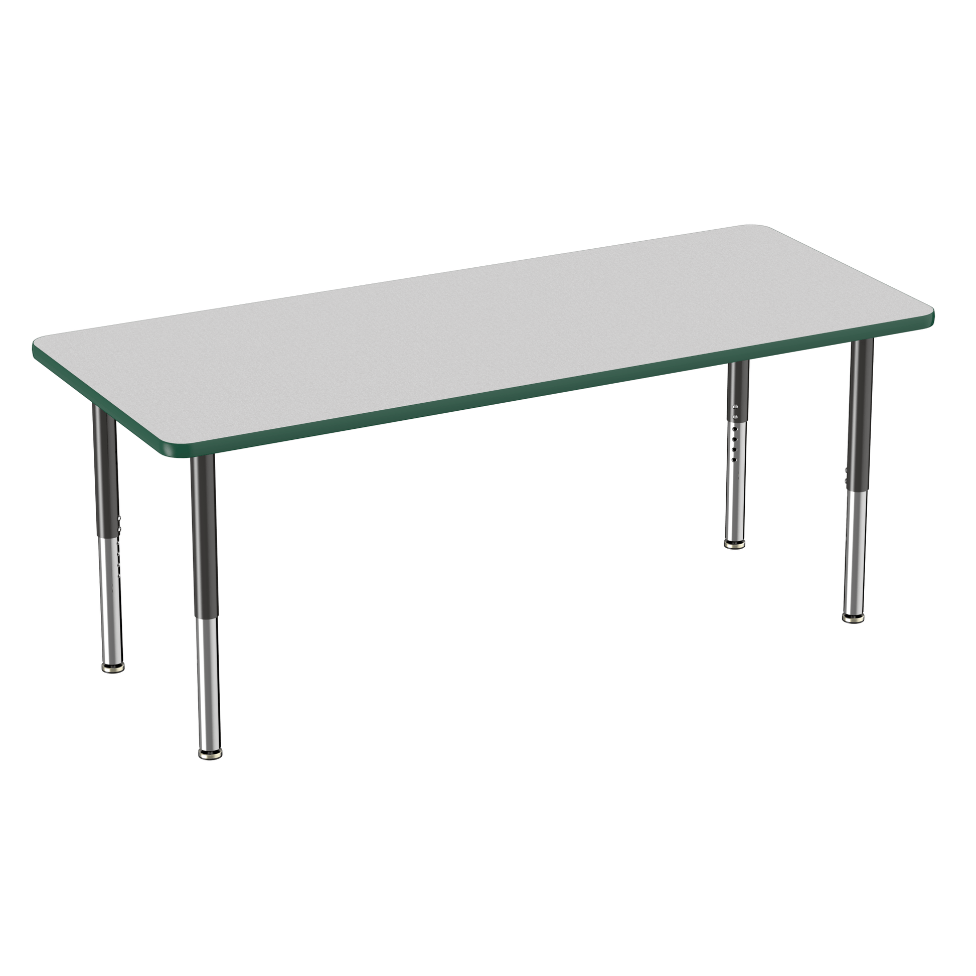 FDP 30" x 72" Rectangle T - Molding Activity Table with Adjustable Super Legs (FDP - 10030 - XX) - SchoolOutlet