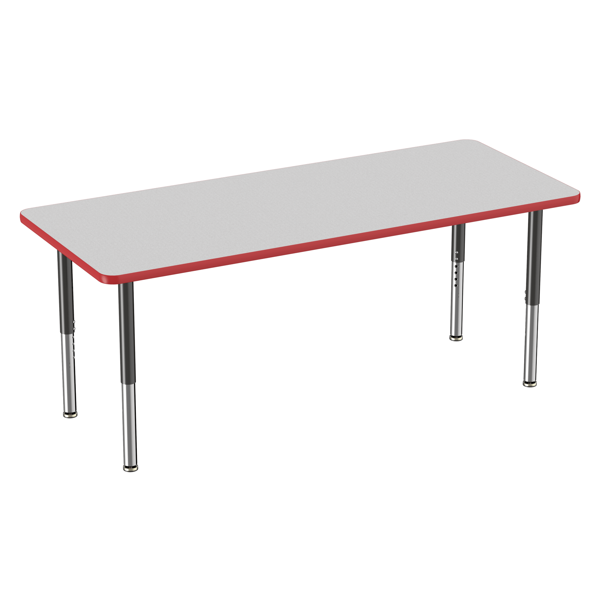 FDP 30" x 72" Rectangle T - Molding Activity Table with Adjustable Super Legs (FDP - 10030 - XX) - SchoolOutlet