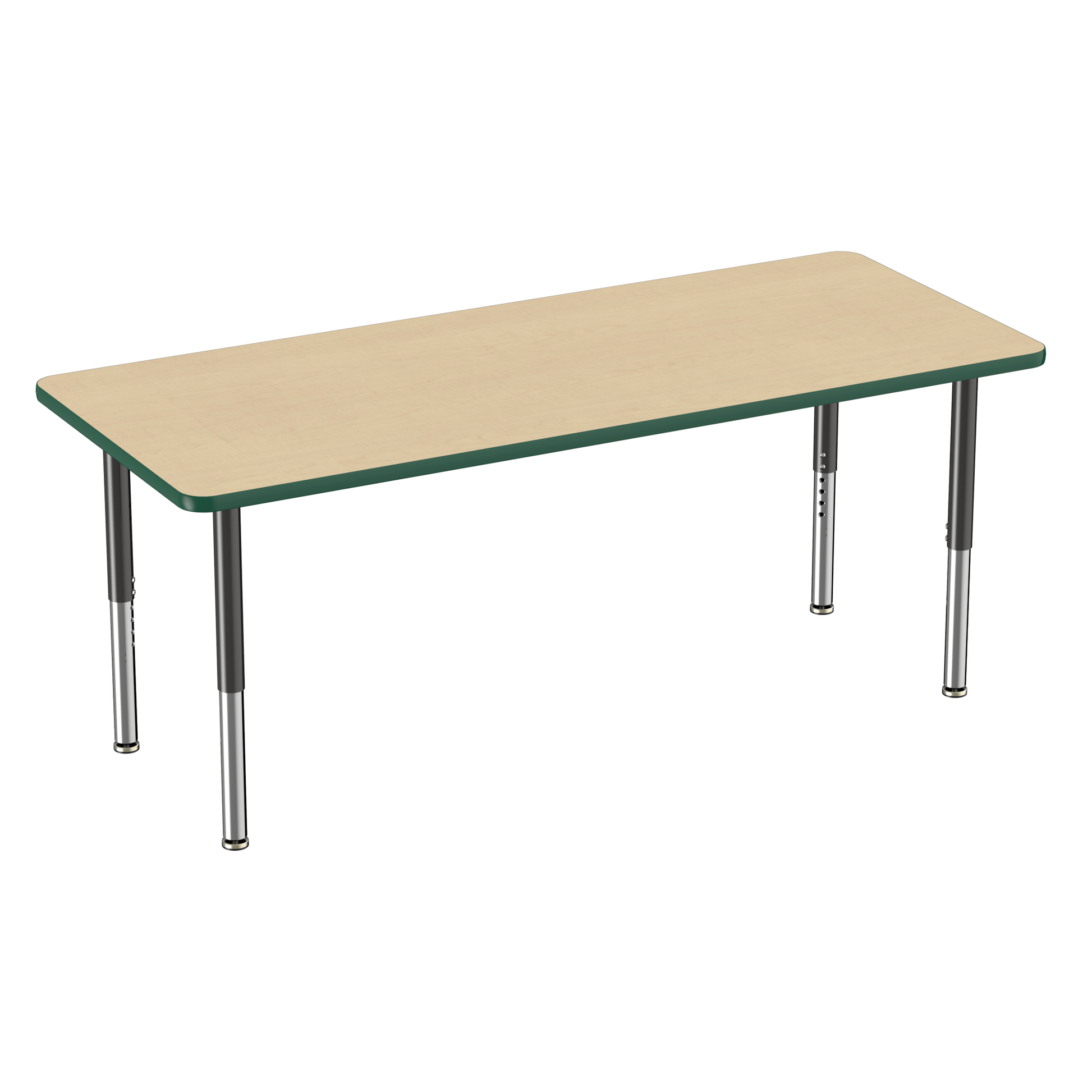 FDP 30" x 72" Rectangle T - Molding Activity Table with Adjustable Super Legs (FDP - 10030 - XX) - SchoolOutlet