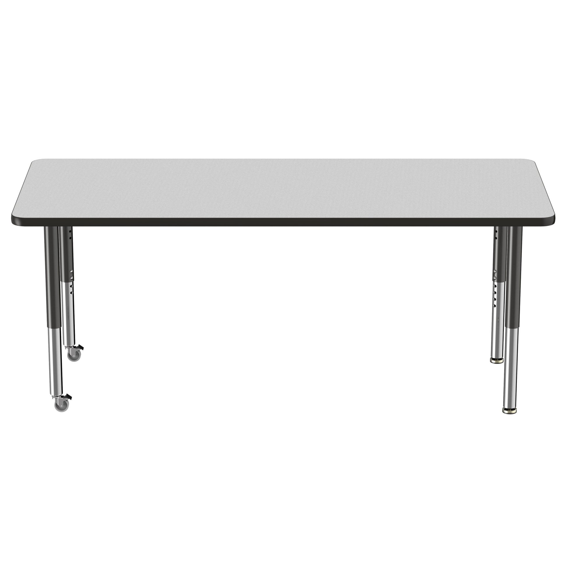 FDP 30" x 72" Rectangle T - Molding Activity Table with Adjustable Super Legs (FDP - 10030 - XX) - SchoolOutlet