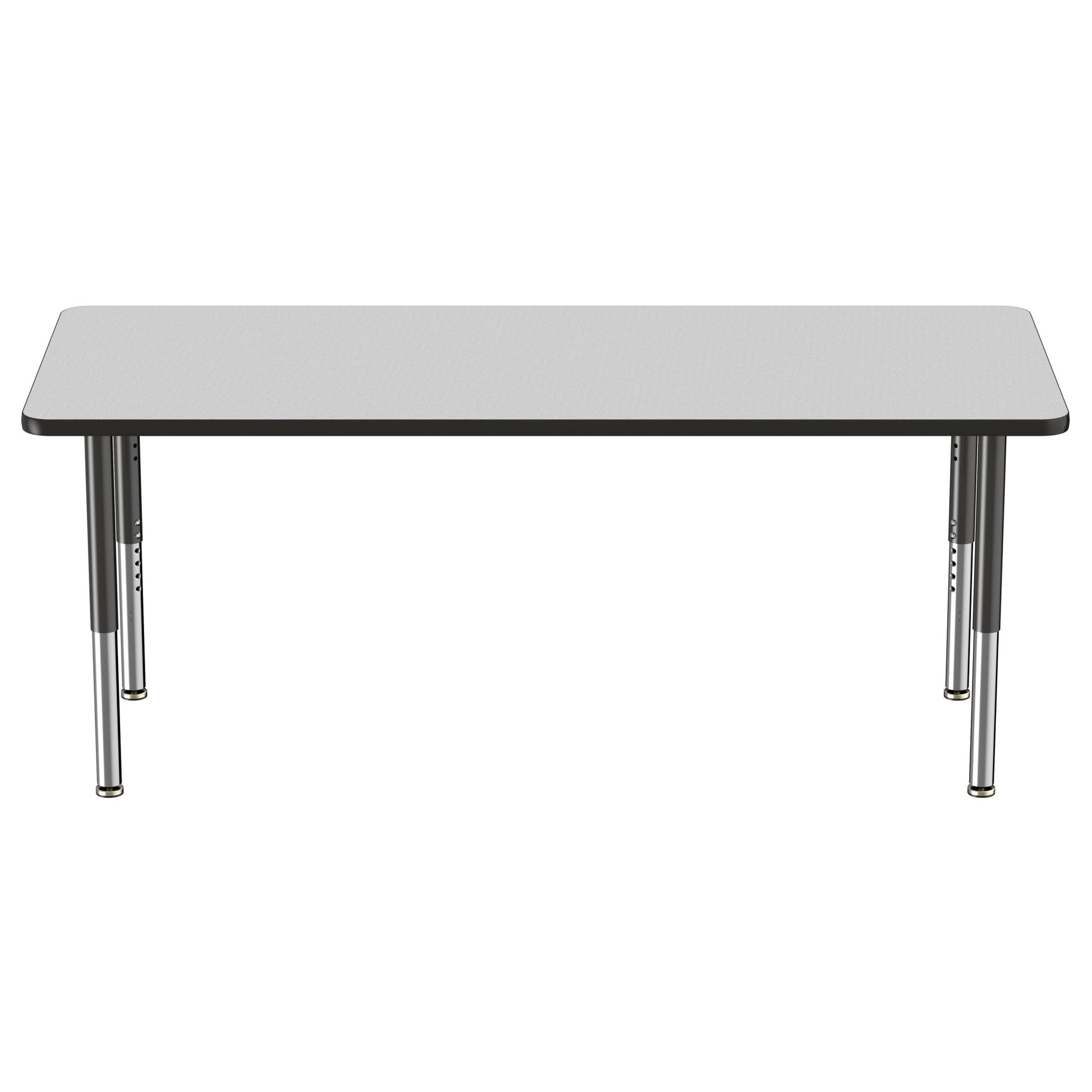 FDP 30" x 72" Rectangle T - Molding Activity Table with Adjustable Super Legs (FDP - 10030 - XX) - SchoolOutlet