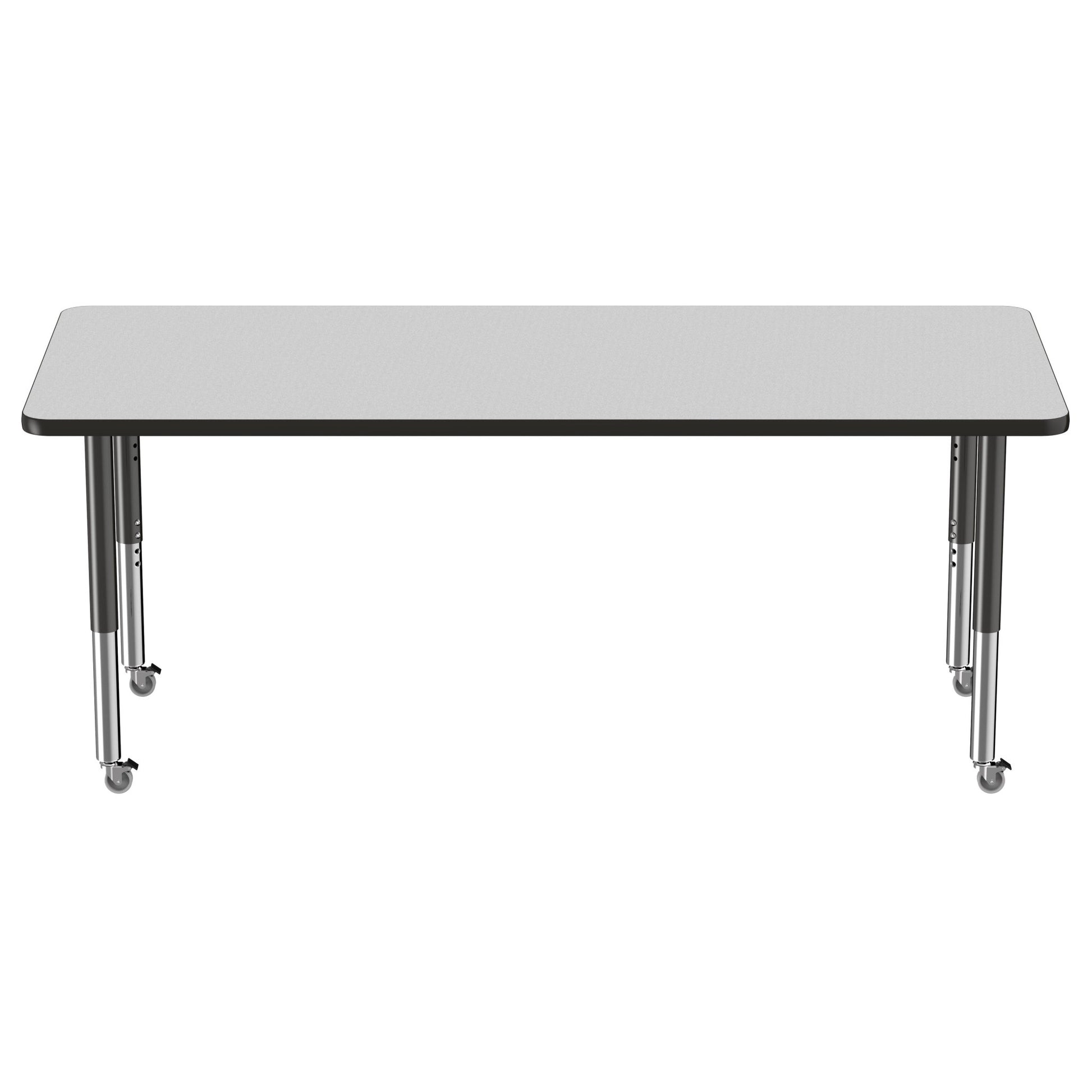 FDP 30" x 72" Rectangle T - Molding Activity Table with Adjustable Super Legs (FDP - 10030 - XX) - SchoolOutlet