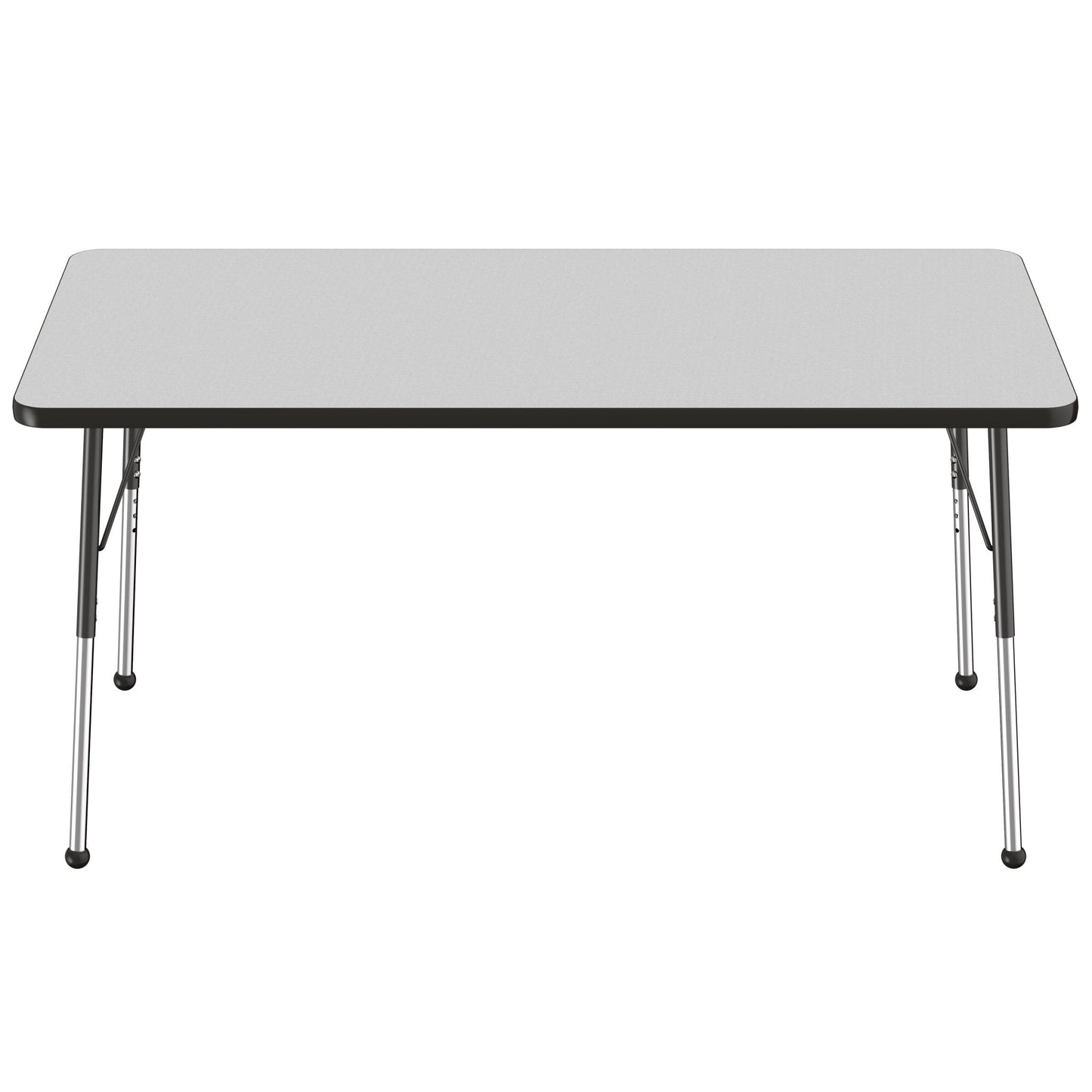 FDP 36" x 60" Rectangle T - Molding Activity Table with Adjustable Standard Ball Glide Legs (FDP - 10032 - XX) - SchoolOutlet
