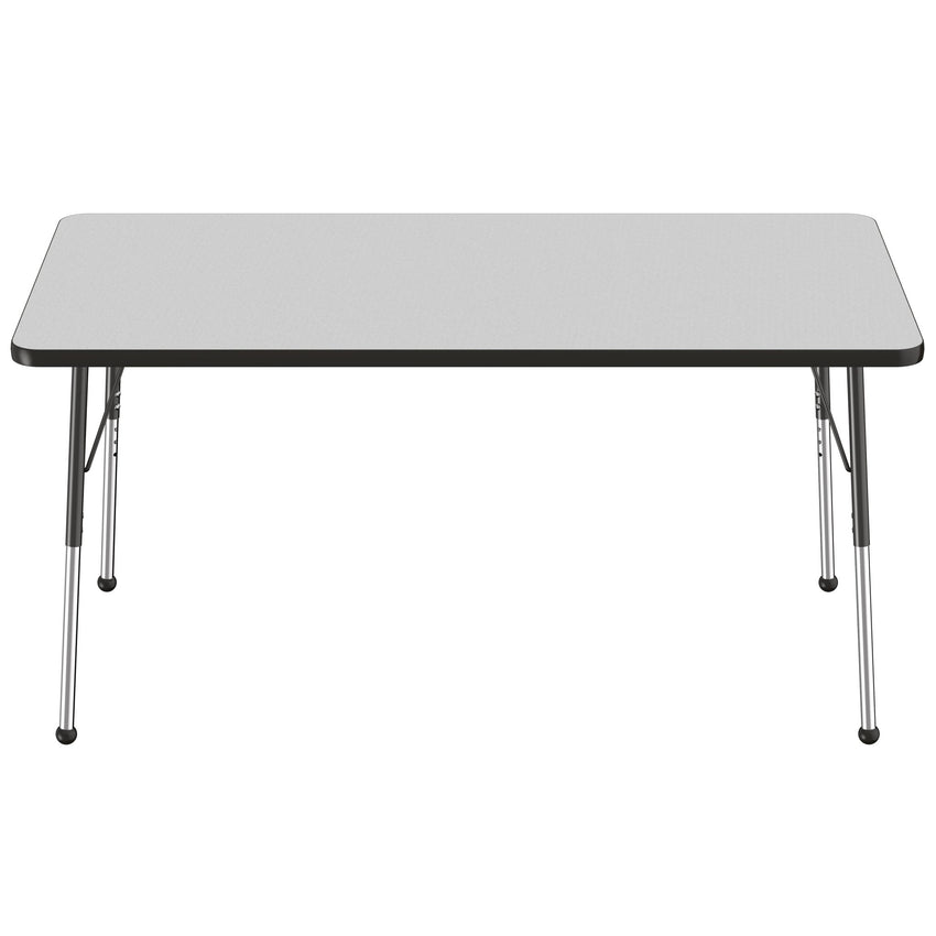 FDP 36" x 60" Rectangle T - Molding Activity Table with Adjustable Standard Ball Glide Legs (FDP - 10032 - XX) - SchoolOutlet