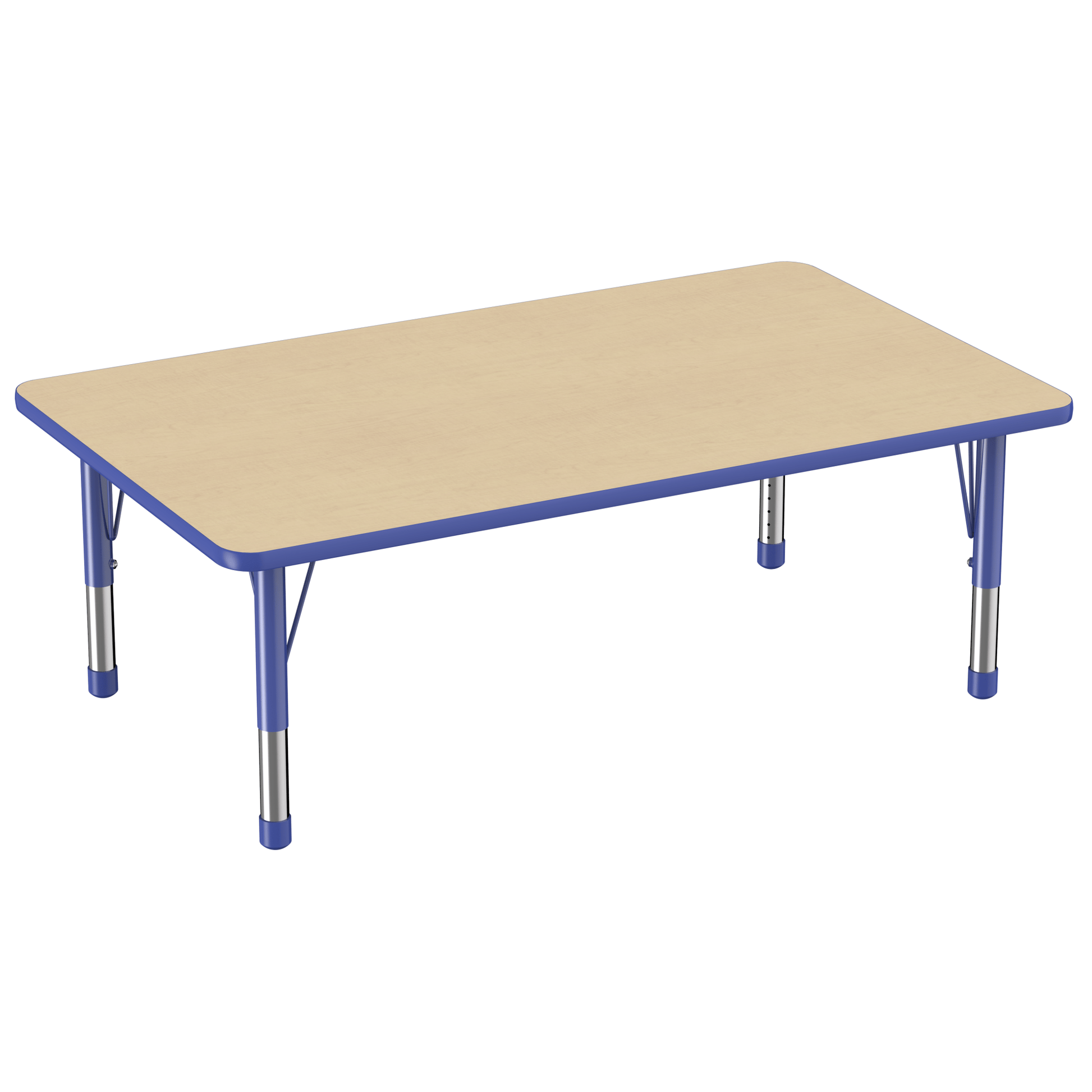 FDP 36" x 60" Rectangle T - Molding Activity Table with Adjustable Chunky Legs (FDP - 10033 - XX) - SchoolOutlet