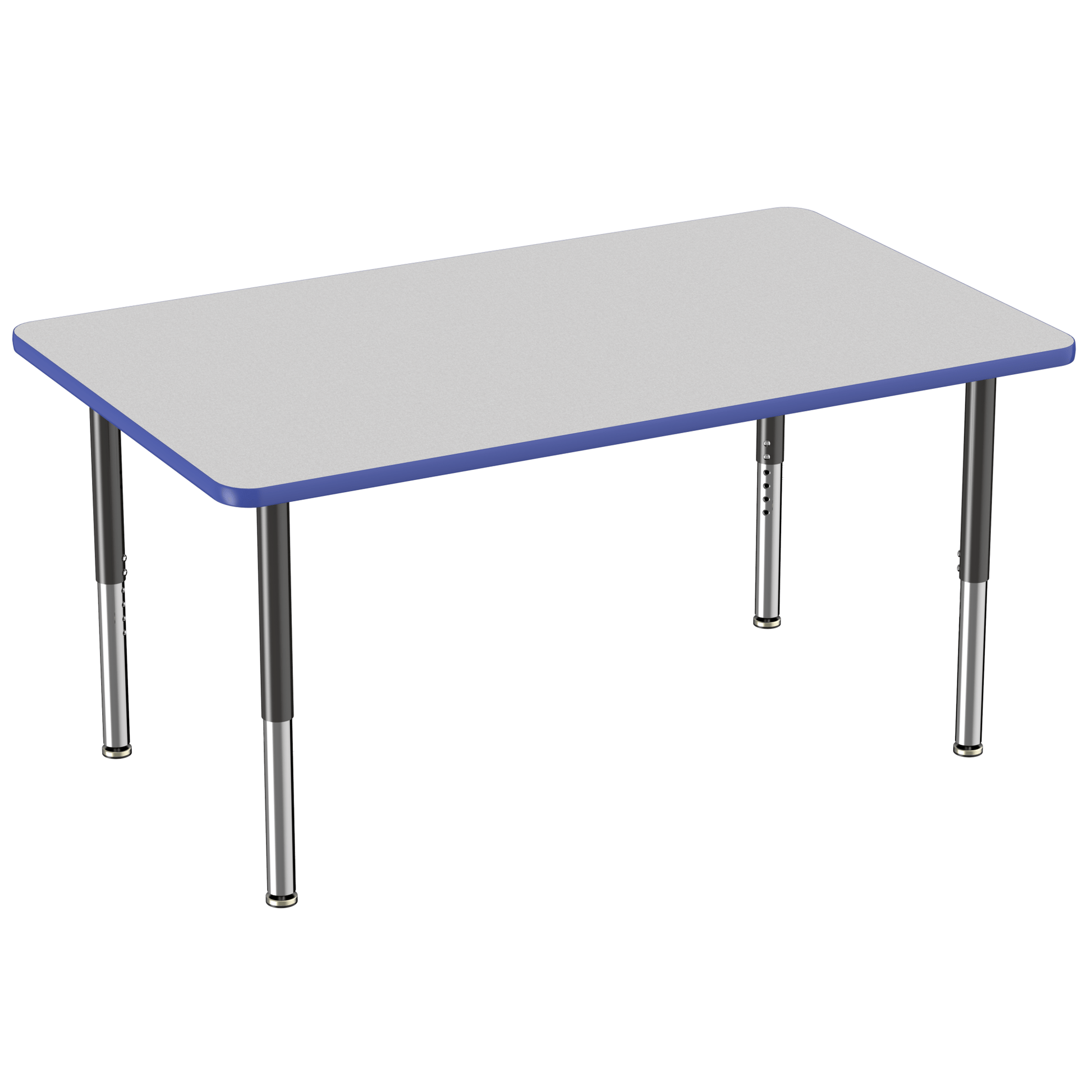 FDP 36" x 60" Rectangle T - Molding Activity Table with Adjustable Super Legs (FDP - 10034 - XX) - SchoolOutlet