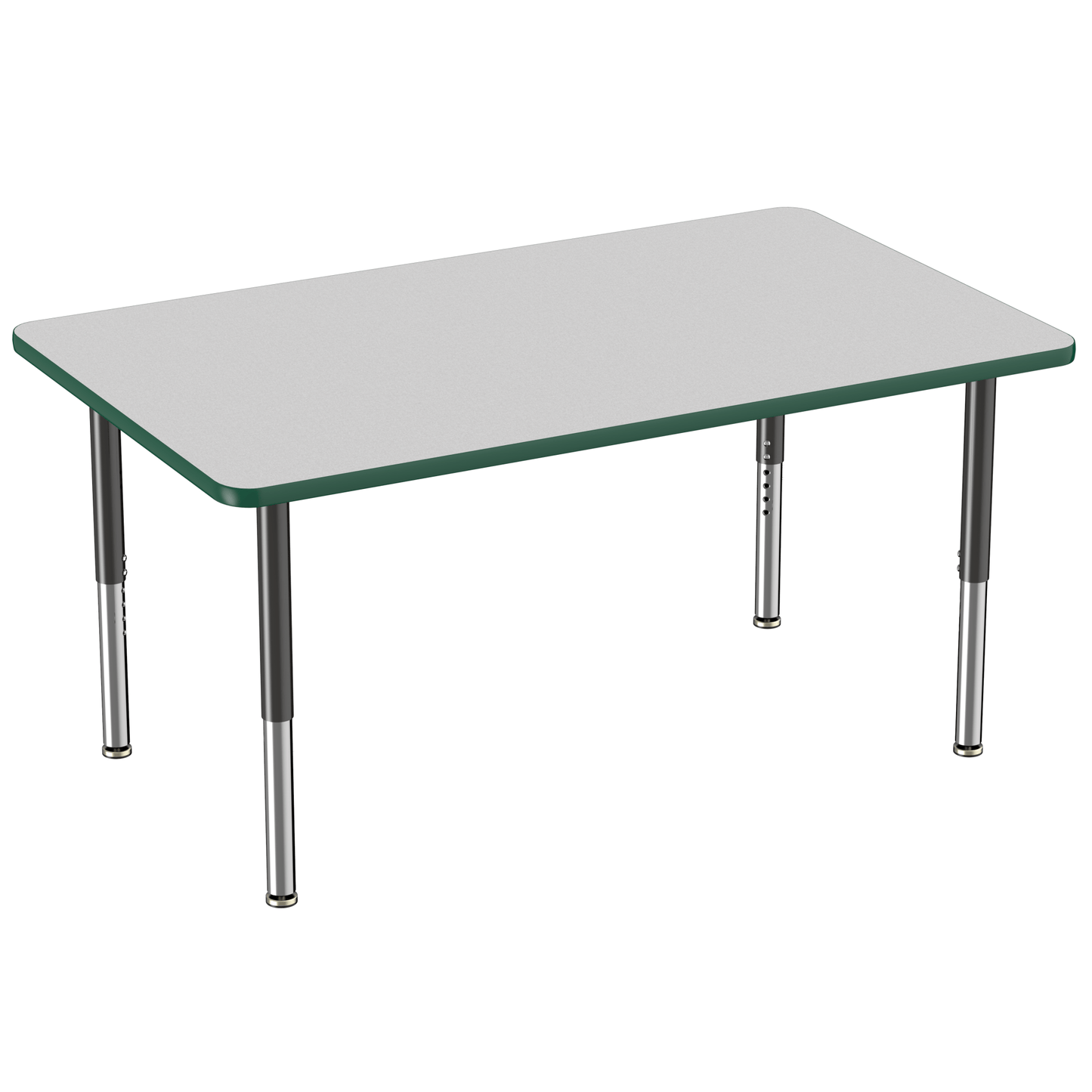 FDP 36" x 60" Rectangle T - Molding Activity Table with Adjustable Super Legs (FDP - 10034 - XX) - SchoolOutlet