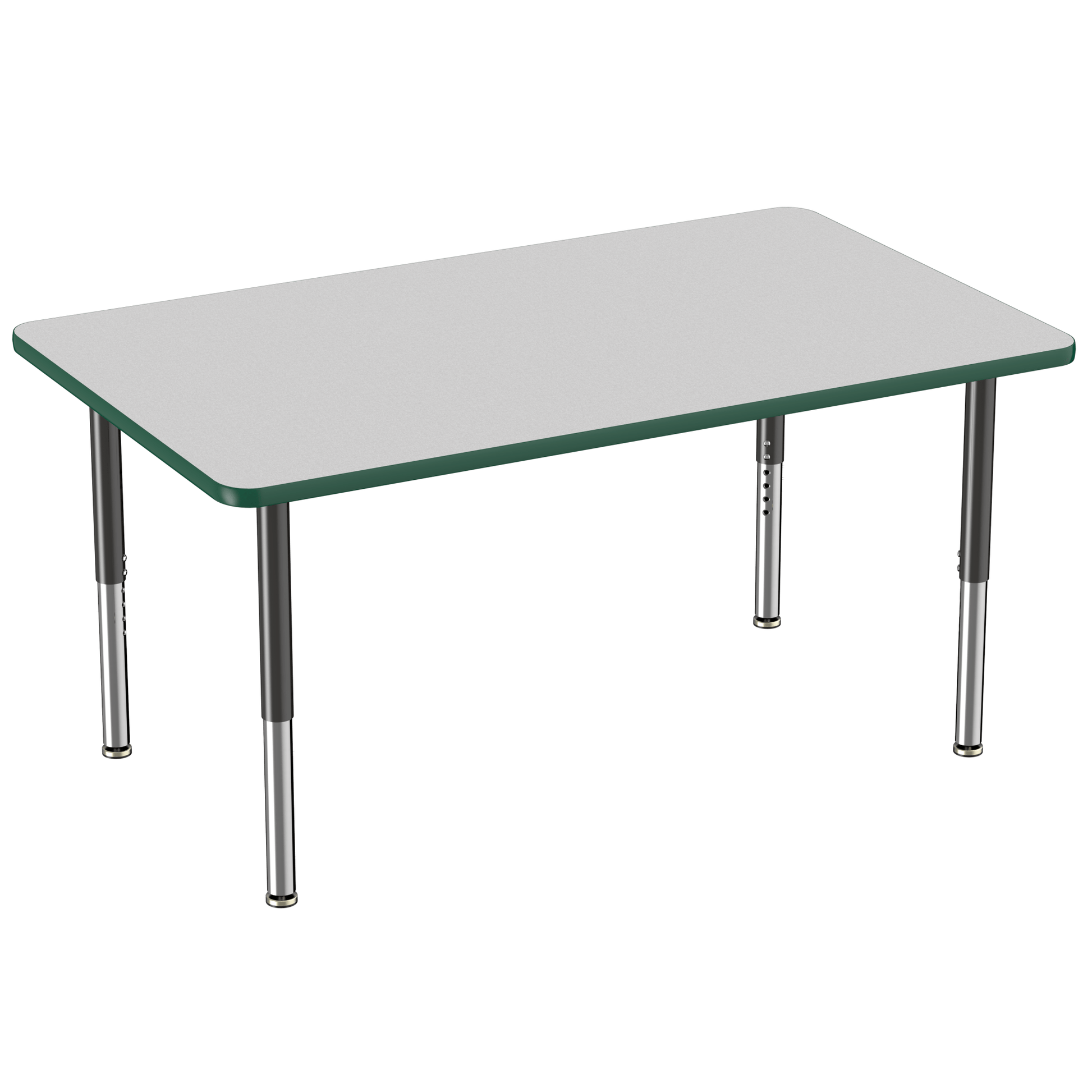 FDP 36" x 60" Rectangle T - Molding Activity Table with Adjustable Super Legs (FDP - 10034 - XX) - SchoolOutlet