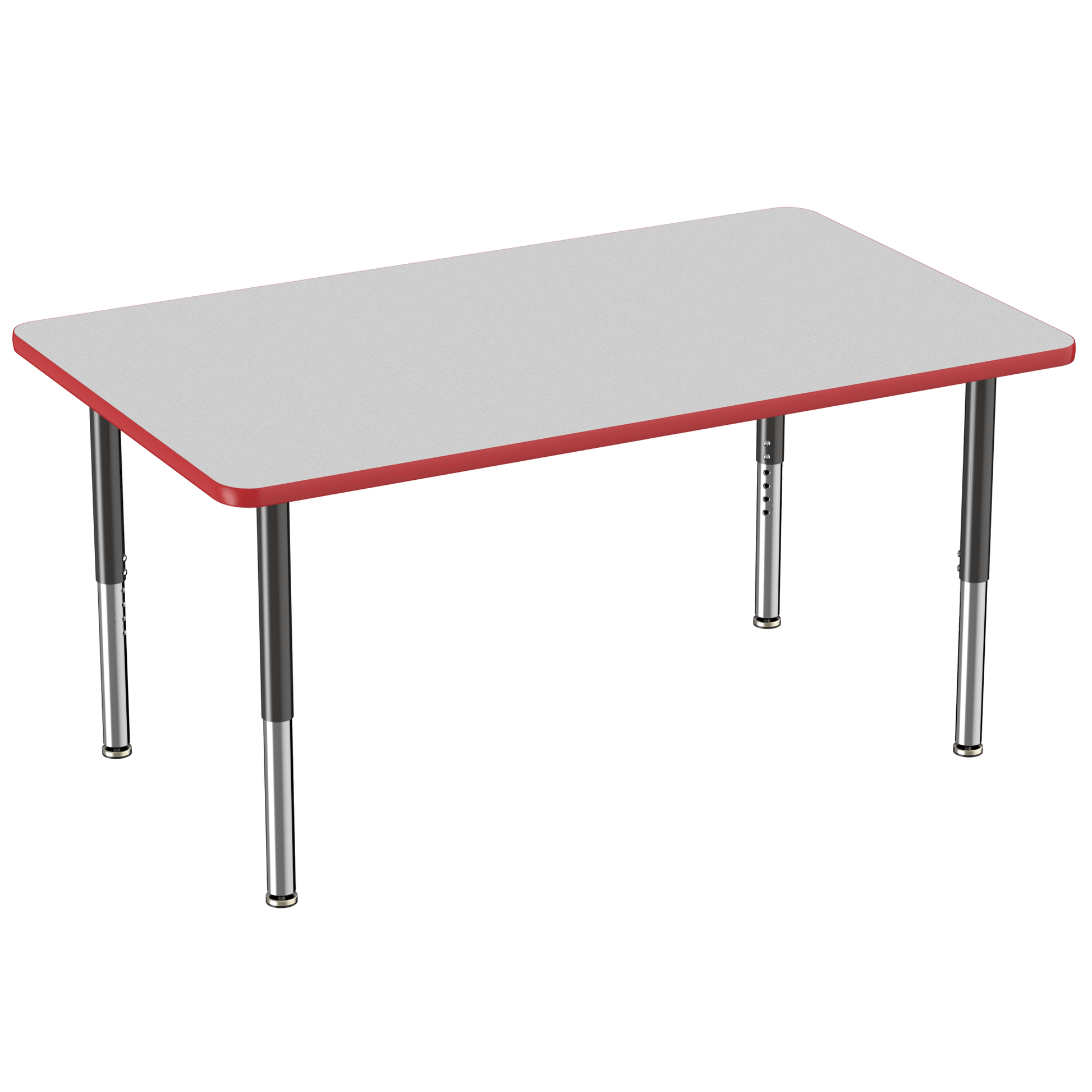 FDP 36" x 60" Rectangle T - Molding Activity Table with Adjustable Super Legs (FDP - 10034 - XX) - SchoolOutlet